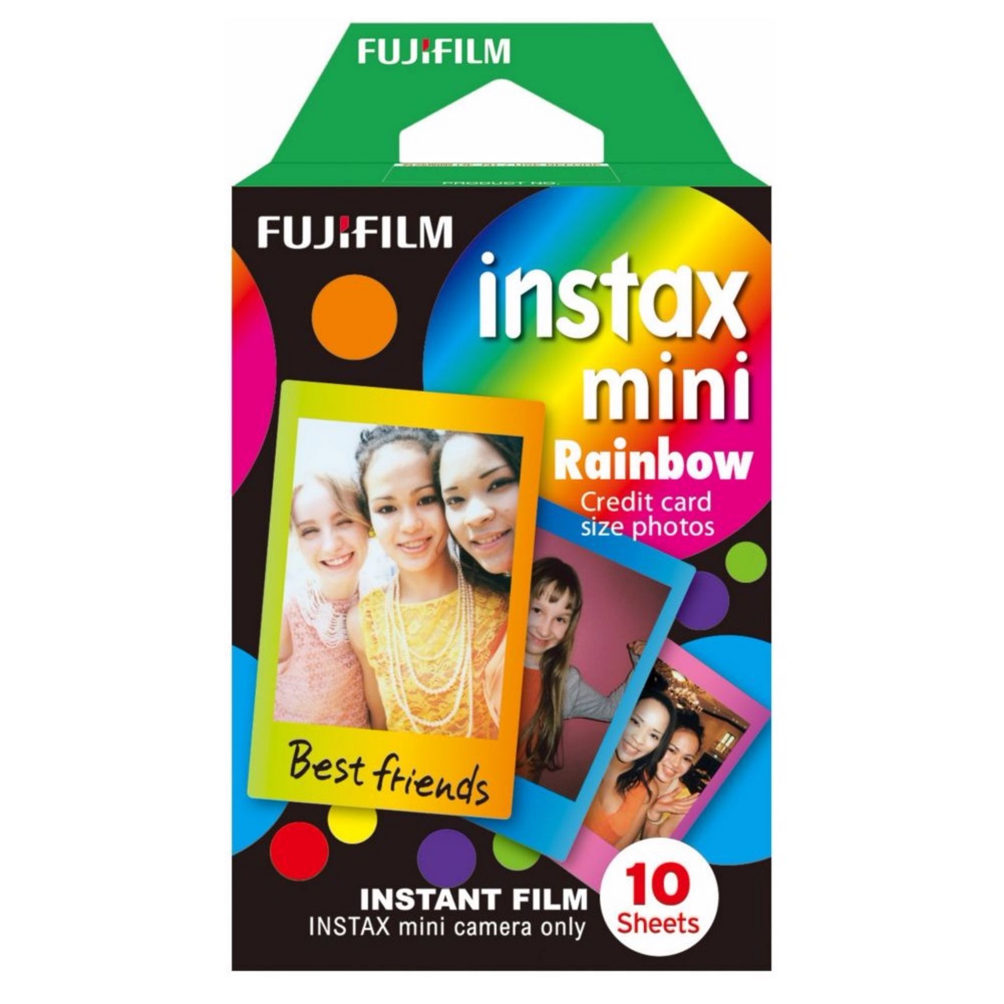 FUJIFILM Papier photo instantané - Films Instax Mini - Rainbow - 10  feuilles pas cher 