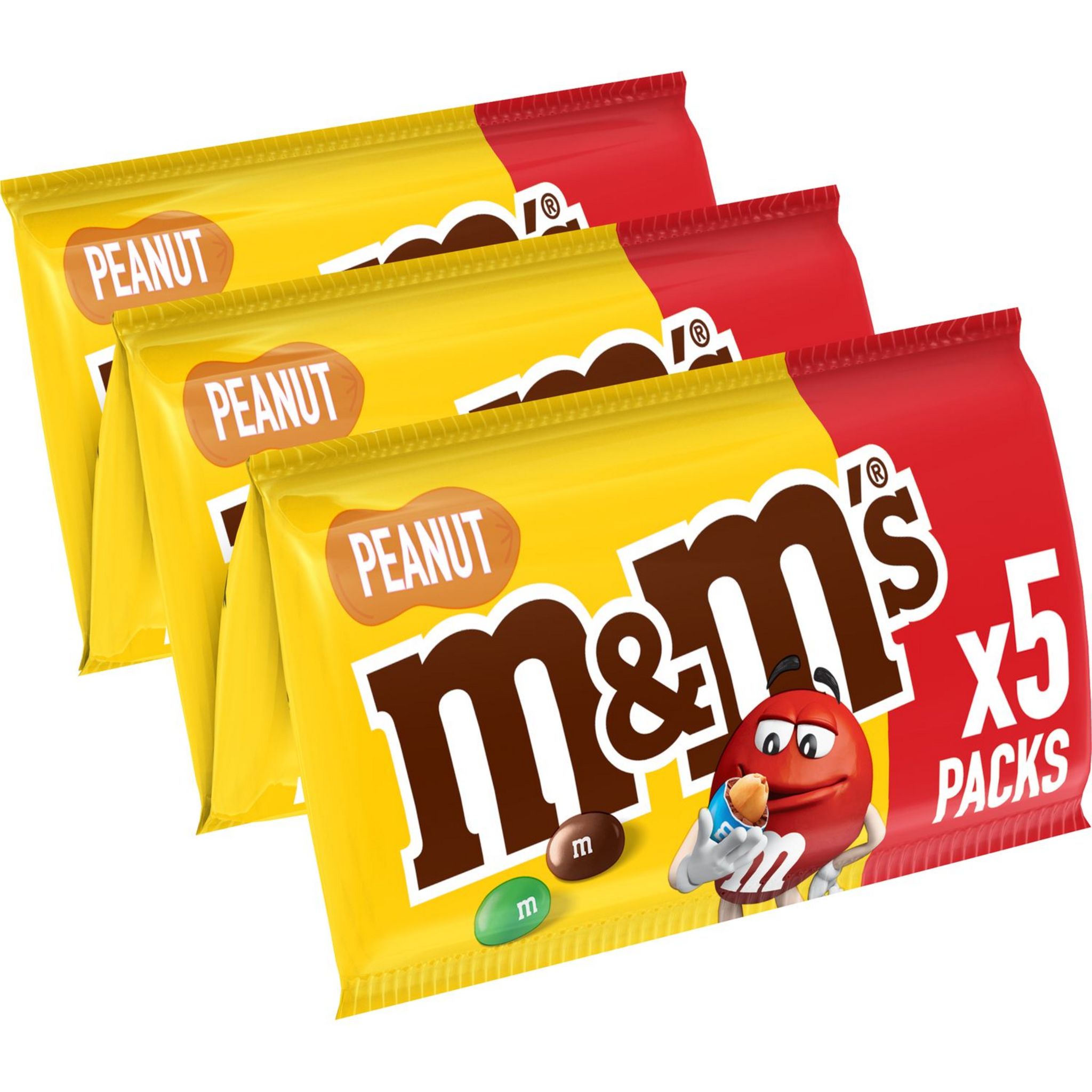 Bonbons cacahuètes chocolat M&M'S : le paquet de 550 g à Prix