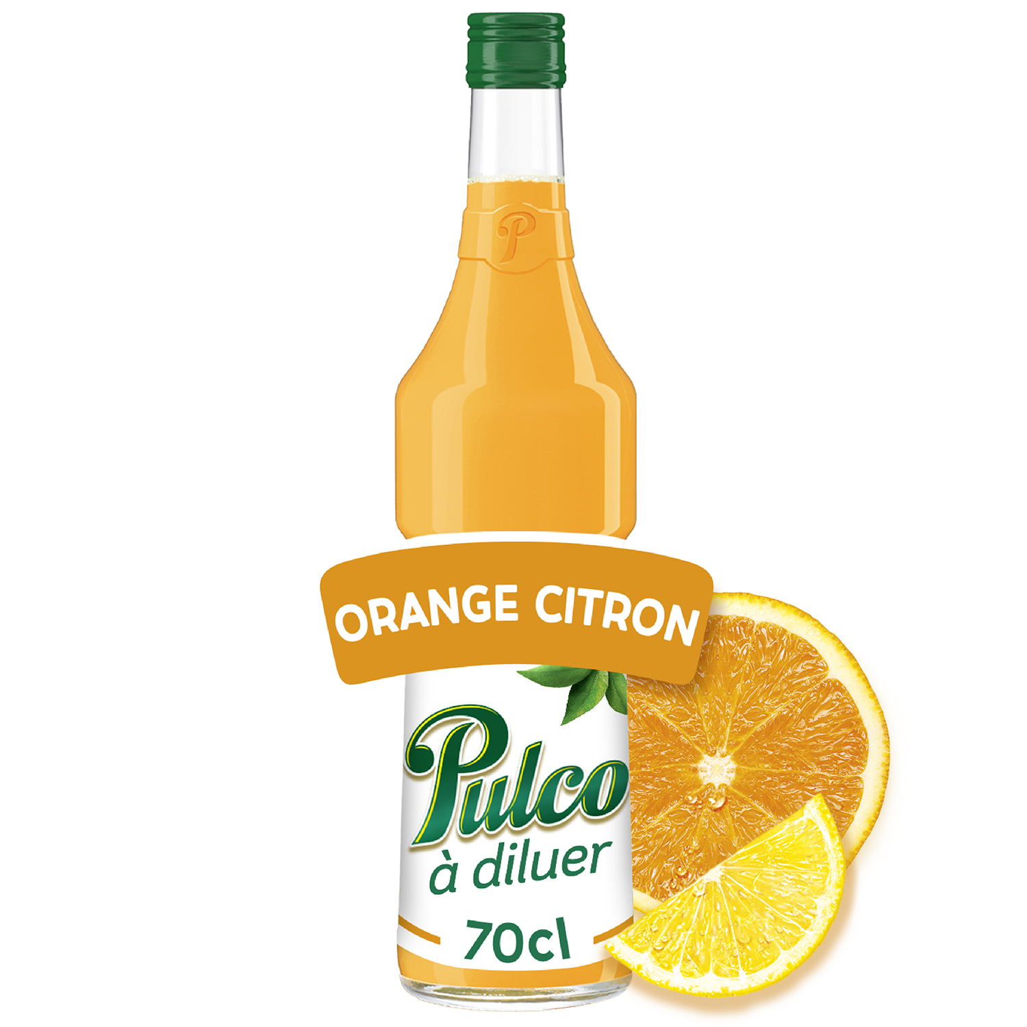 PULCO Concentré orange et citron à diluer bteille verre 70cl pas
