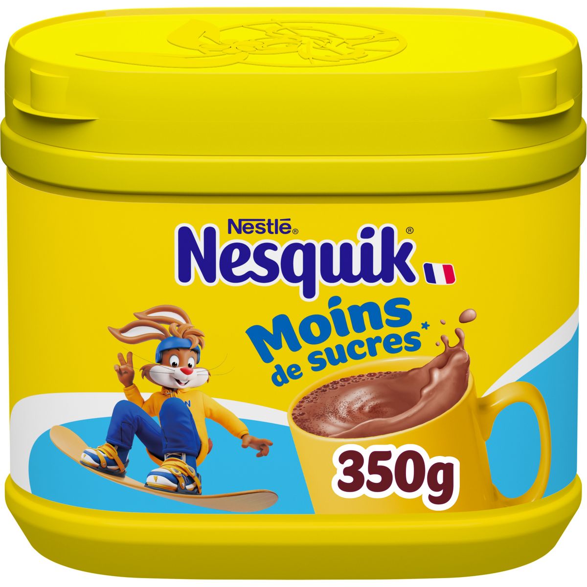 Chocolat en poudre moins sucré 350g NESQUIK - Cdiscount Au quotidien