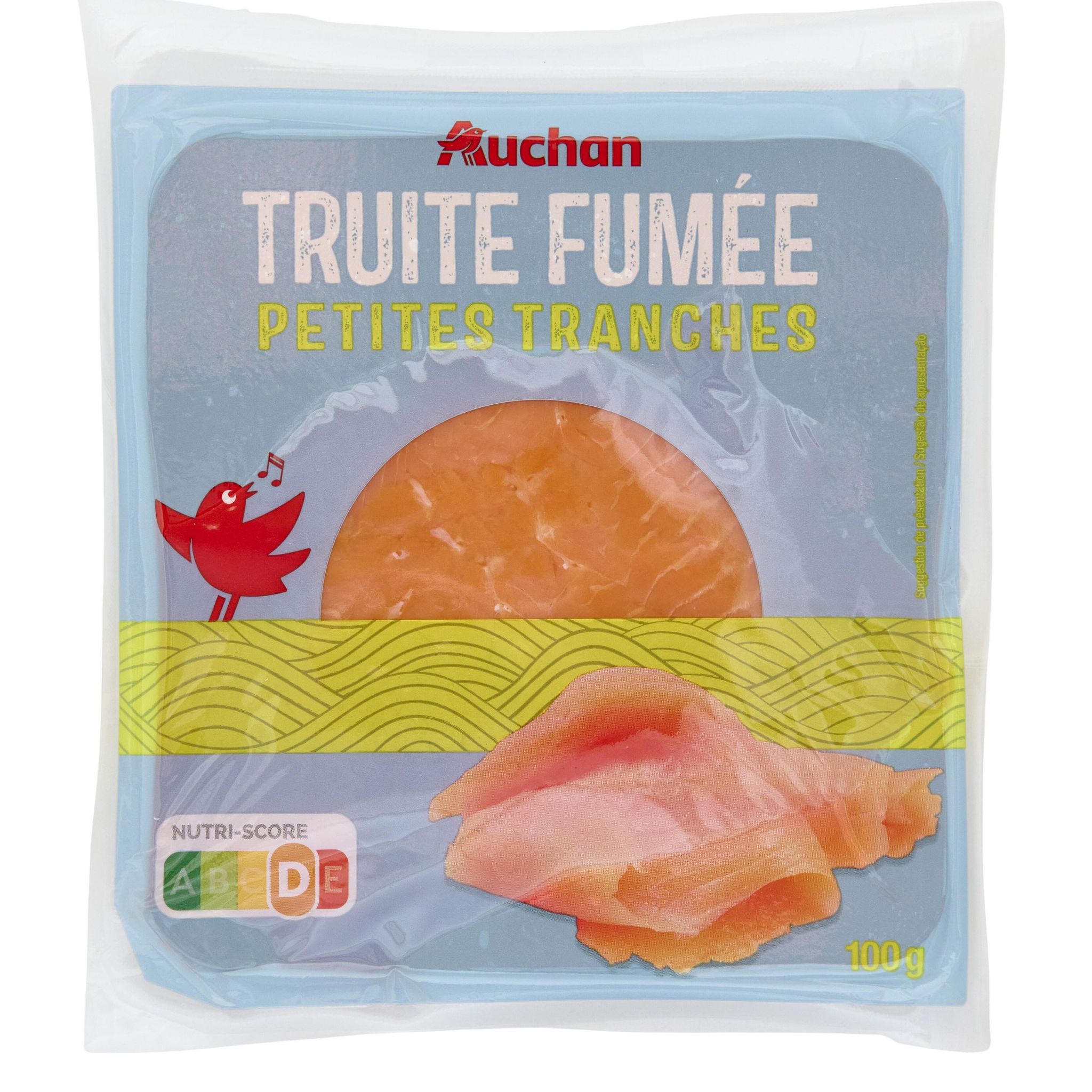 AUCHAN Tarama au saumon fumé tartinables 100g pas cher 