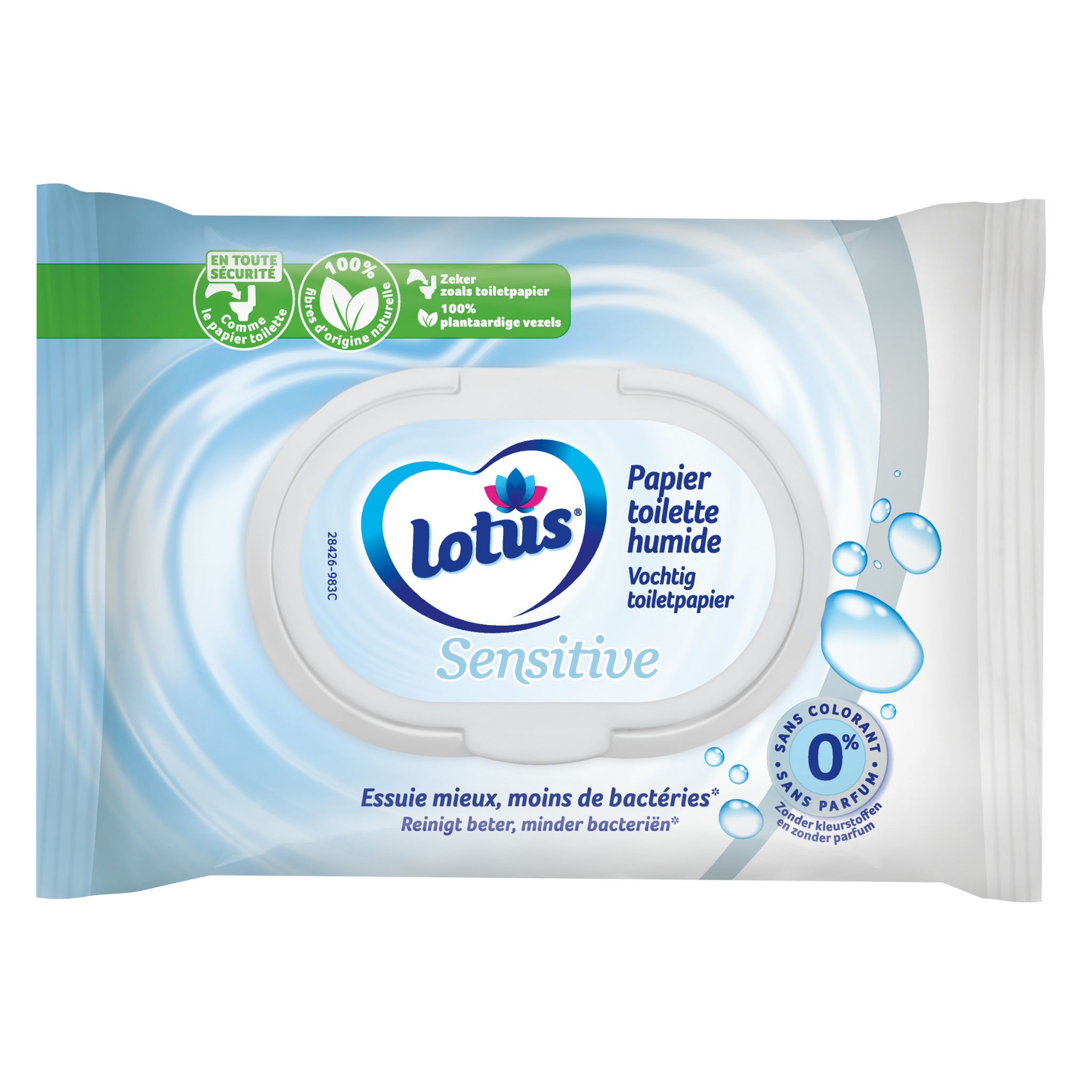 Acheter Promotion Lotus Lingette Papier toilette humide Aloe Douceur