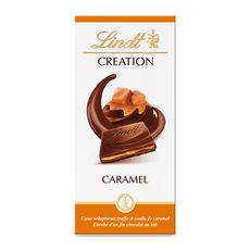 LINDT Création tablette de chocolat fourré au caramel 1 pièce 150g