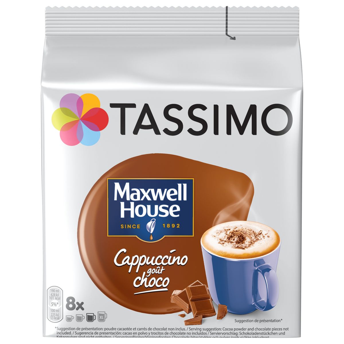 Café, Thé et Cacao Tassimo à prix pas cher