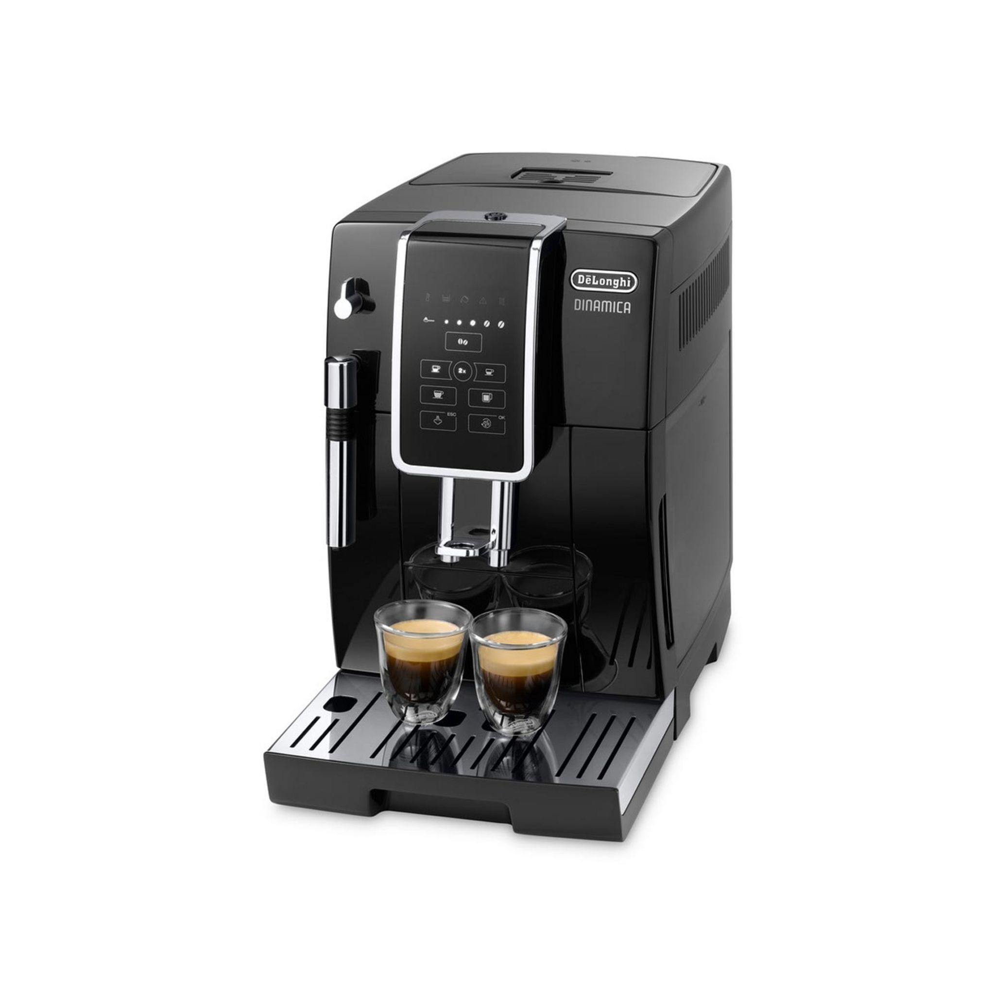 test once again crash DELONGHI Machine à café expresso avec broyeur FEB 35.15.B Dinamica - Noir  pas cher - Auchan.fr