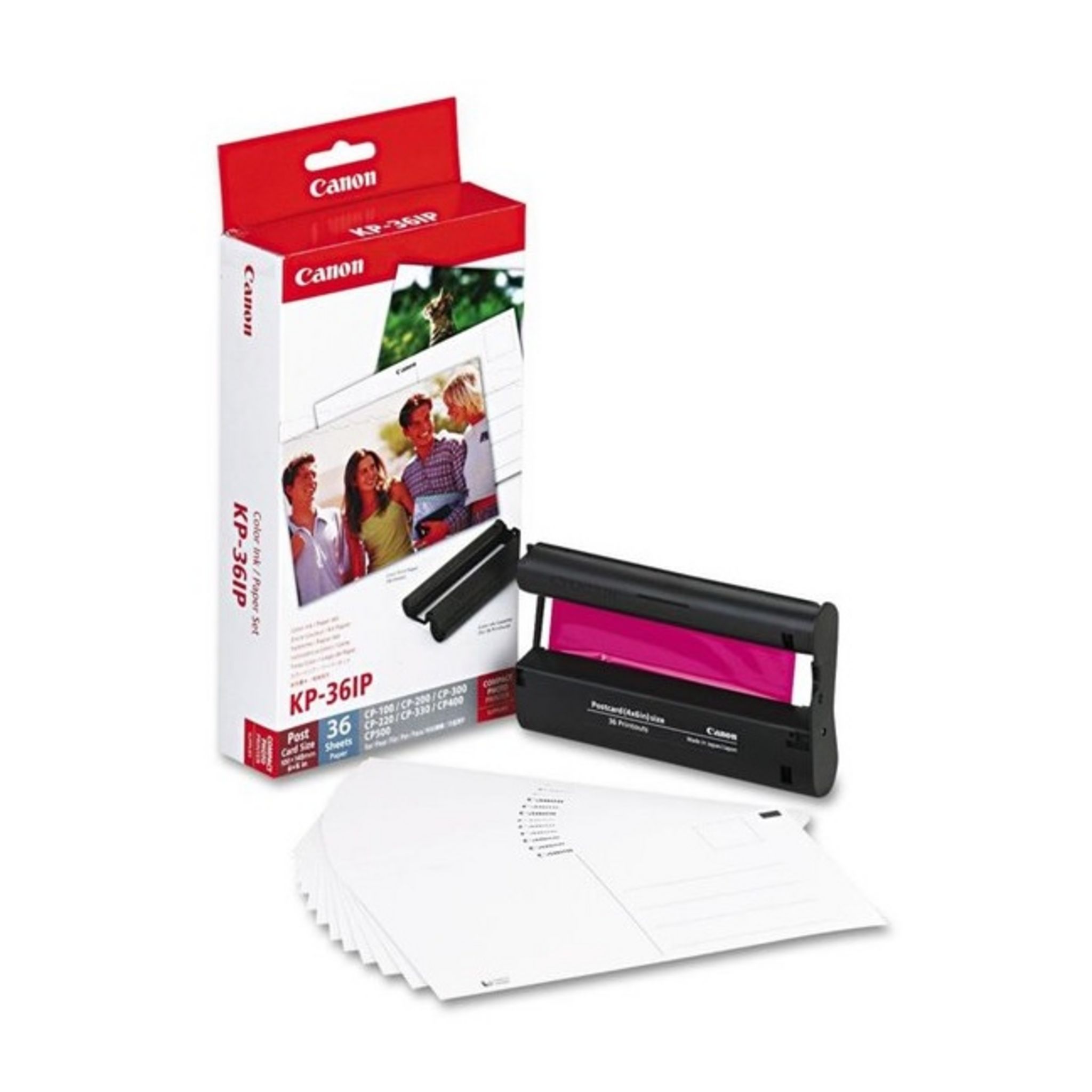 Kit imprimante CANON Selphy CP1300 noire + consommable papier (KP-36IP)  pour 36 tirages 10x15cm - Ecran LCD inclinable de 8,1cm - Impression Wifi  direct Smartphone