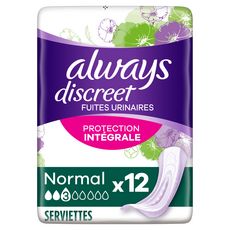 ALWAYS Discreet serviettes normal 12 serviettes