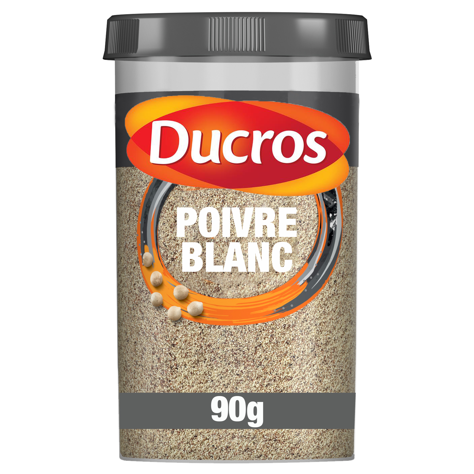 DUCROS Poivre blanc moulu classique n°8 90g pas cher 