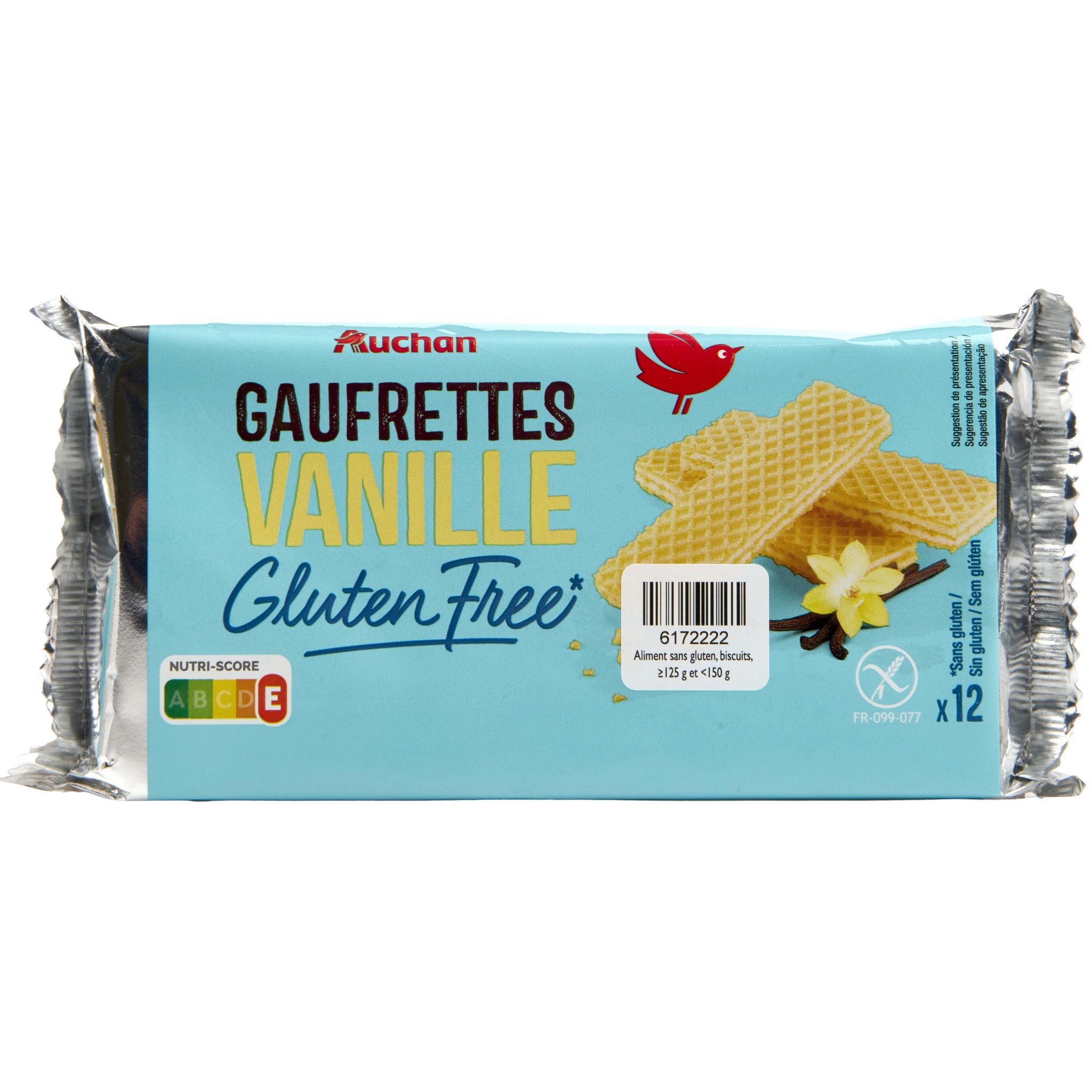 LU BRUN - Brun Gaufrette Chocolat 146G - Lot De 4