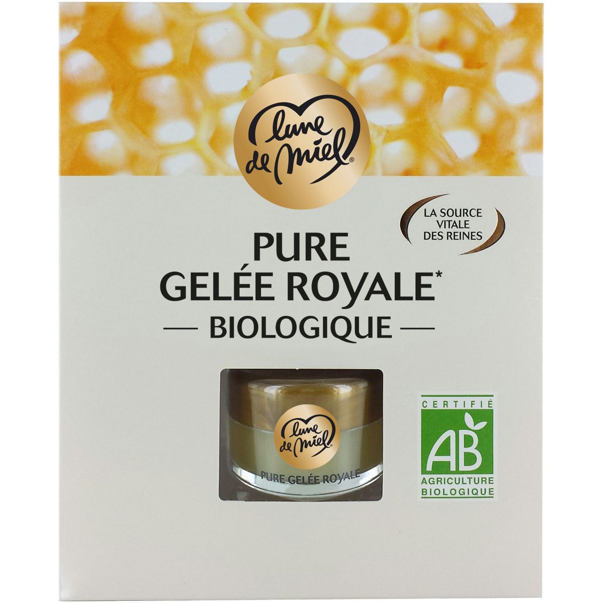 LUNE DE MIEL Pure gelée royale bio 18g pas cher 