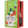 CLIPPER Thé bio sumptuous thé vert fraise 20 sachets 35g