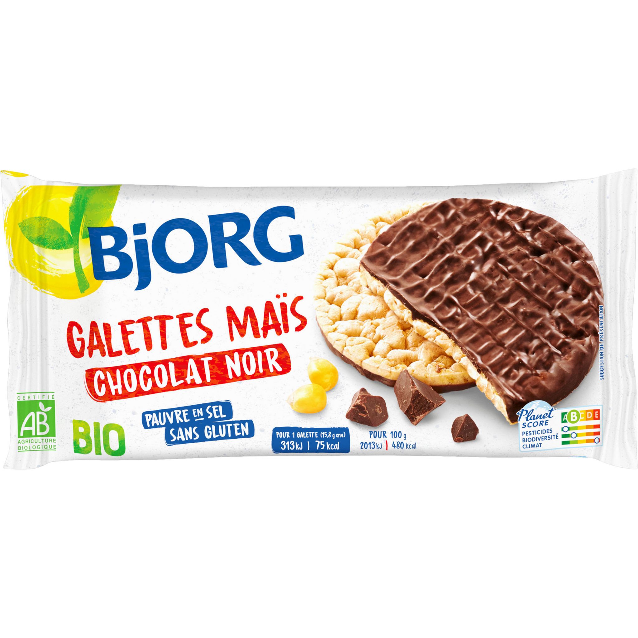 Galette de maïs biologique