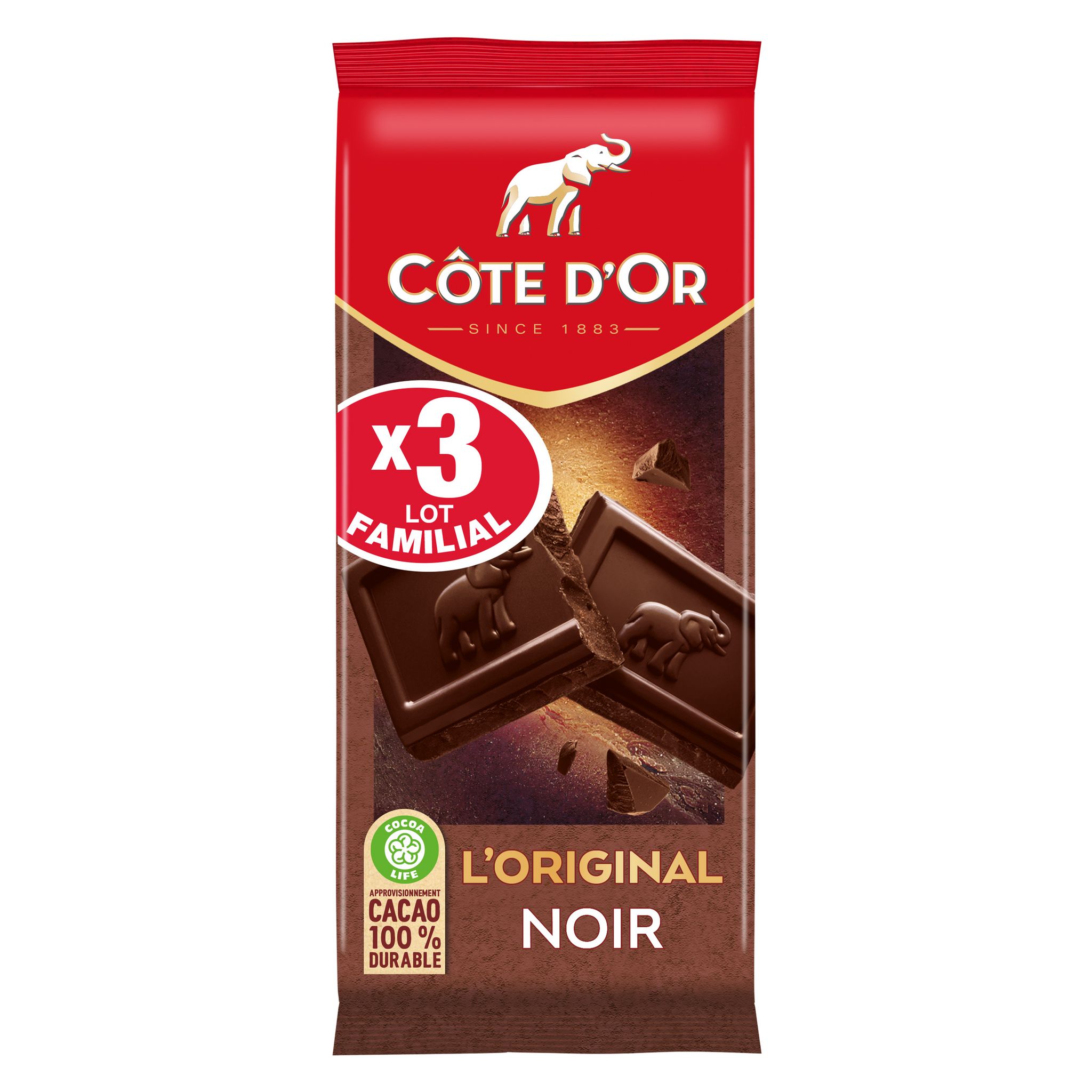 Côte d'Or Orginal Bio tablette de chocolat noir 150g - Cdiscount