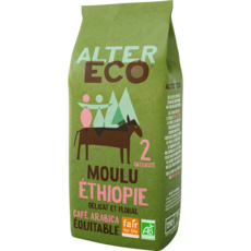 ALTER ECO Café moulu bio et équitable d'Ethiopie pur arabica intensité 2 260g