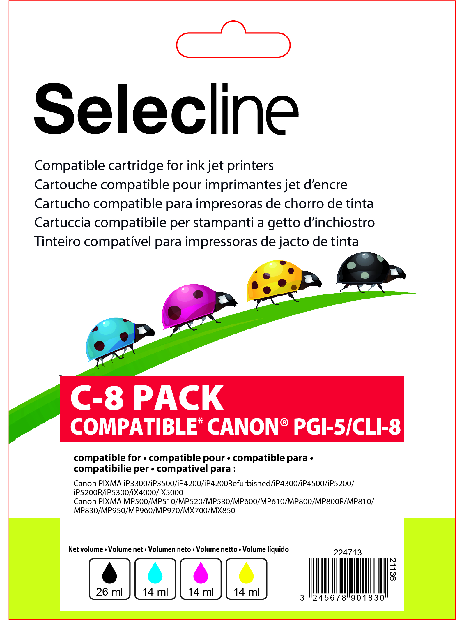 HP 301 Pack de 2 Cartouches d'Encre Noire et Trois Couleurs Authentiques  (N9J72AE) : : High-tech