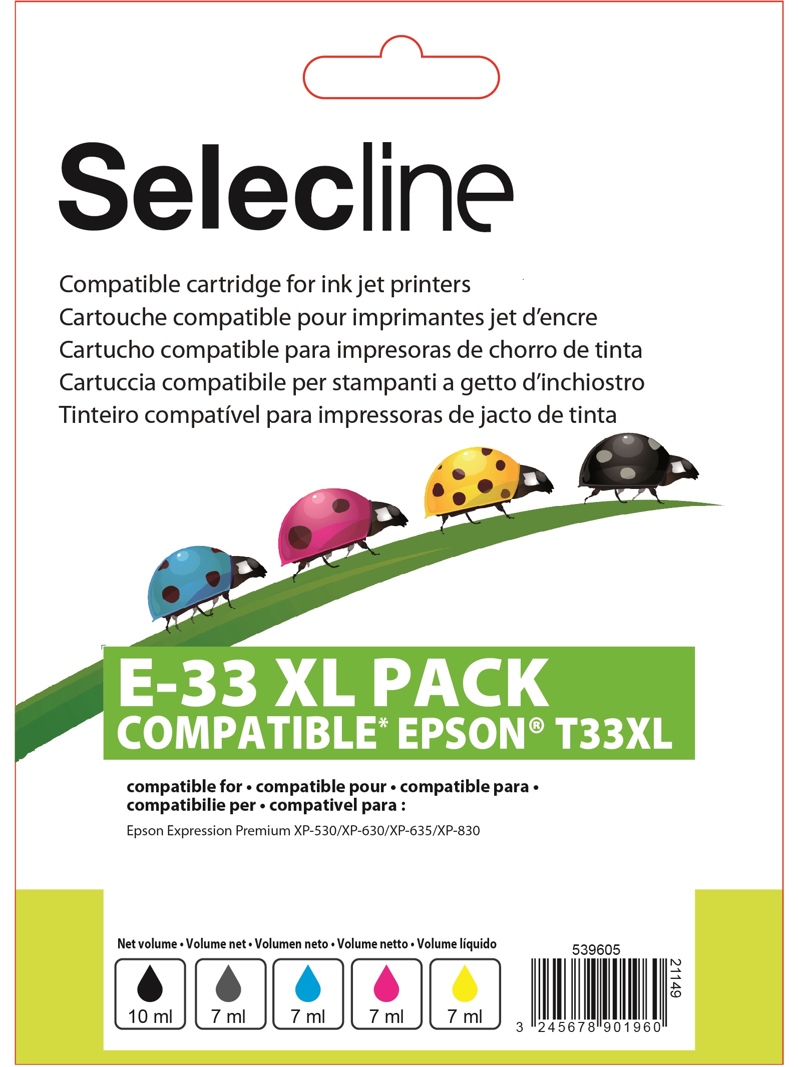 Cartouche EPSON 33 XL Noir compatible pas cher