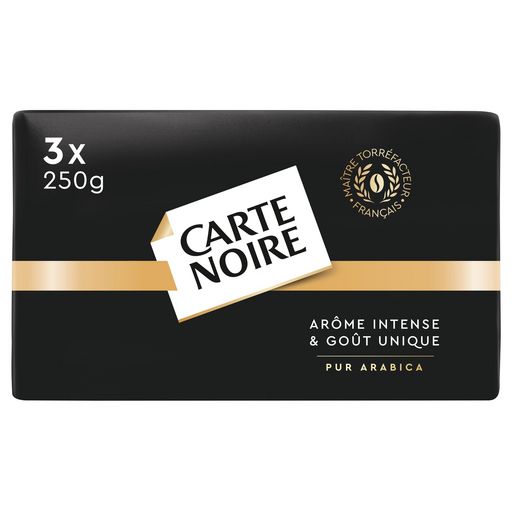 CARTE NOIRE Café moulu pur arabica 3X250g pas cher 