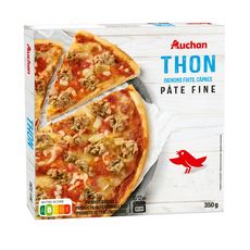 AUCHAN Pizza au thon 350g