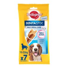 PEDIGREE Dentastix stick hygiène dentaire pour chien moyen 7 pièces