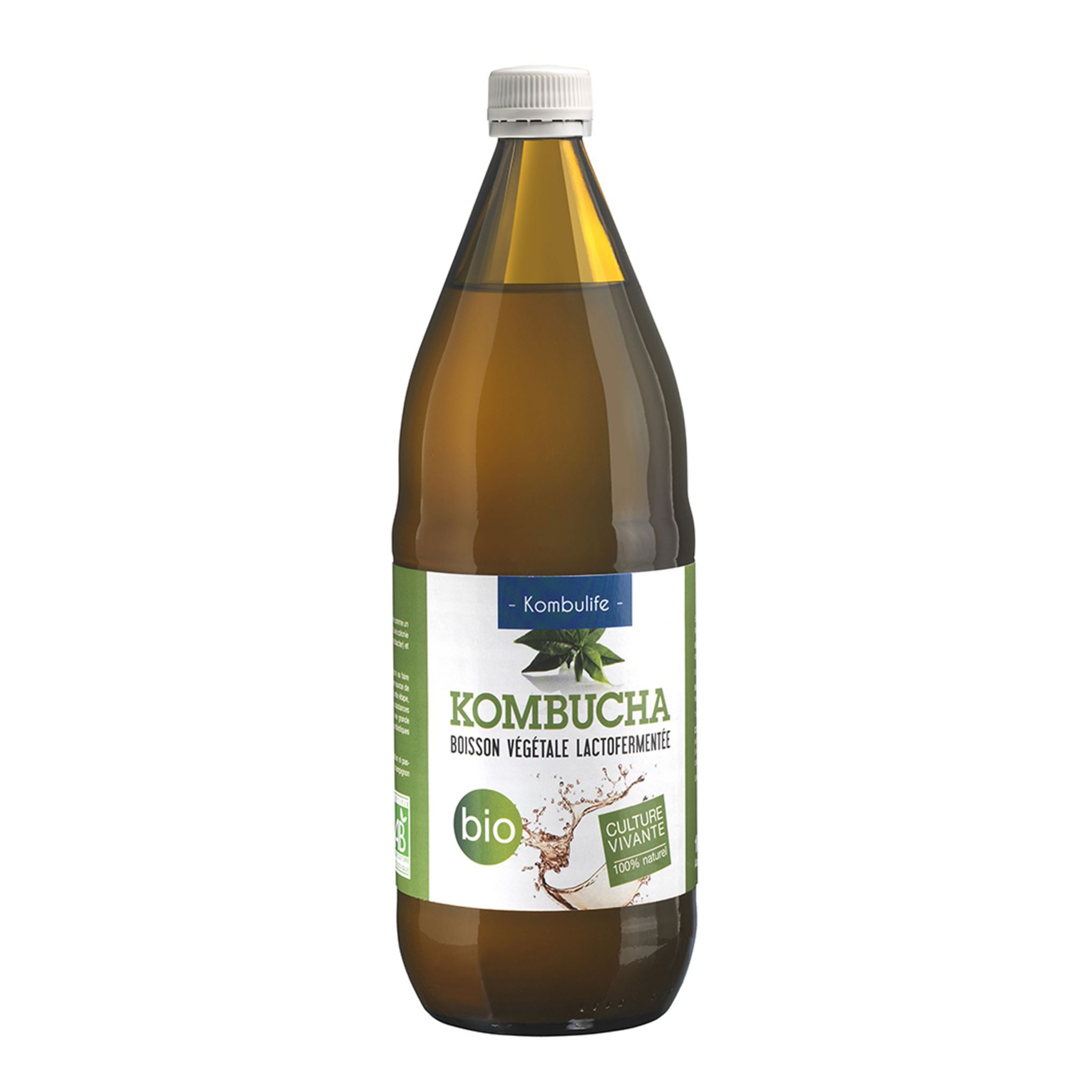 KOMBULIFE Kombucha boisson végétale lactofermentée bio 1l pas cher - Auchan .fr