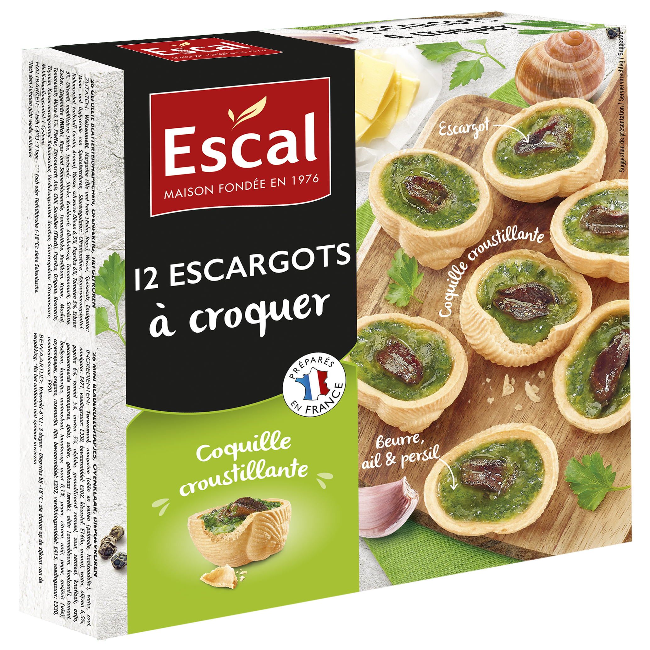 L'Assiette d'escargots 24 pièces