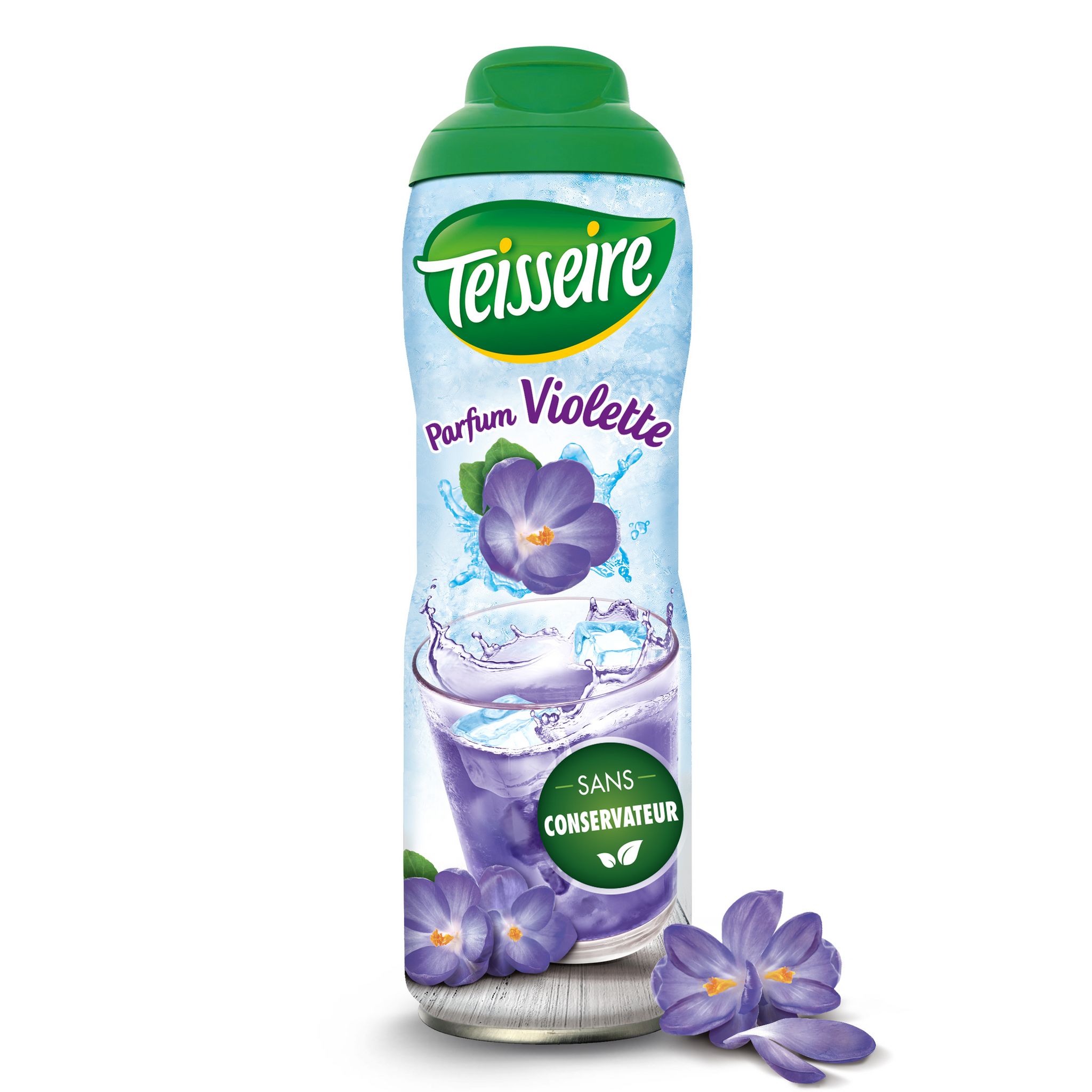 TEISSEIRE Sirop parfum violette bidon 60cl pas cher 