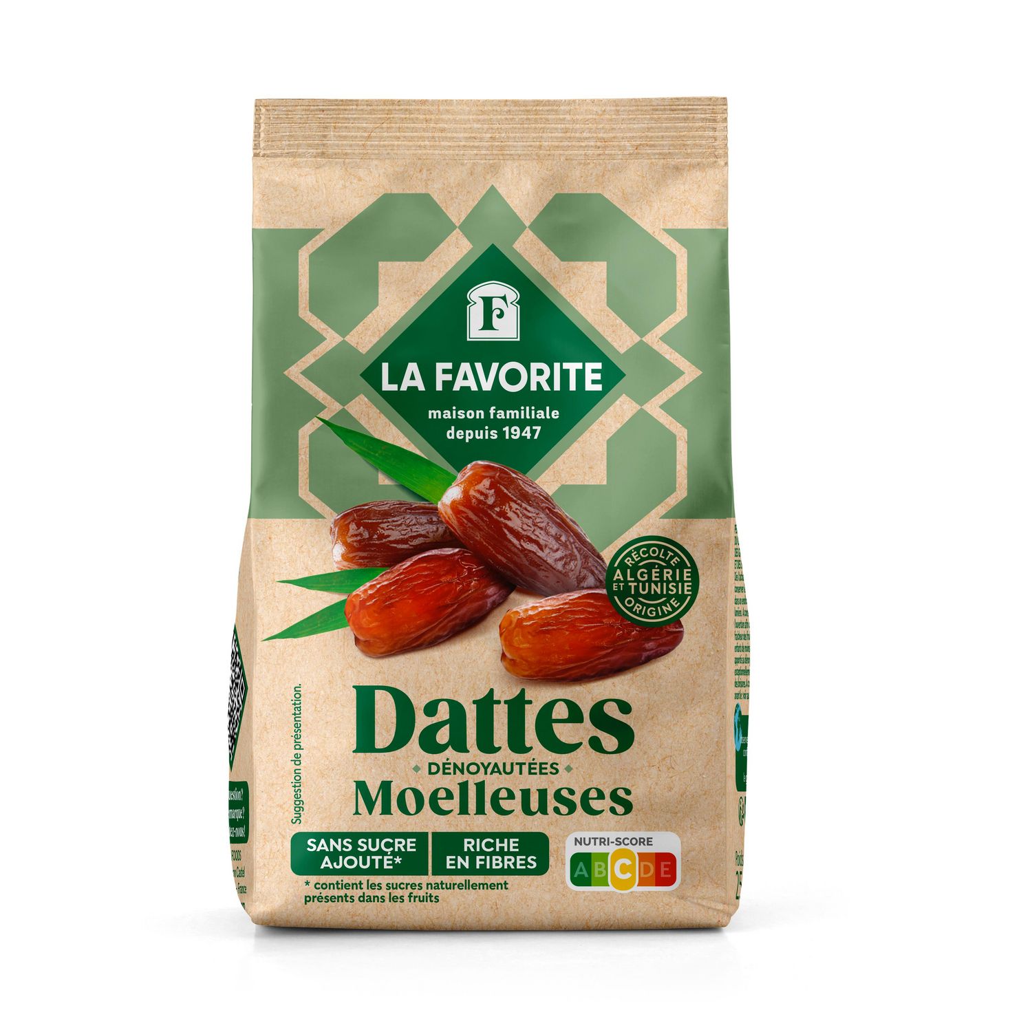 Dattes en ravier 500g - variété Deglet Nour - Color Foods