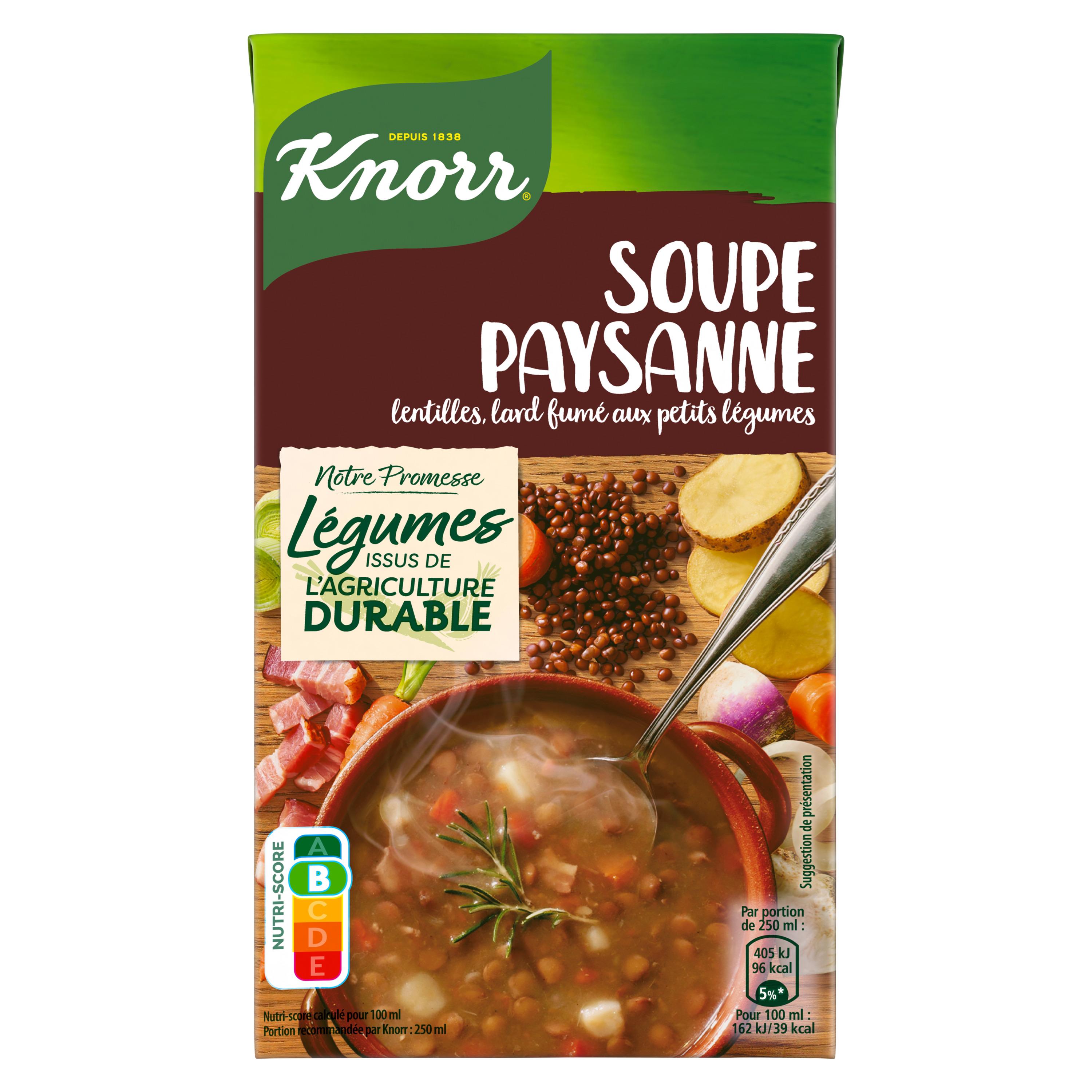 Soupe Paysanne aux Légumes cuisinée au Lard