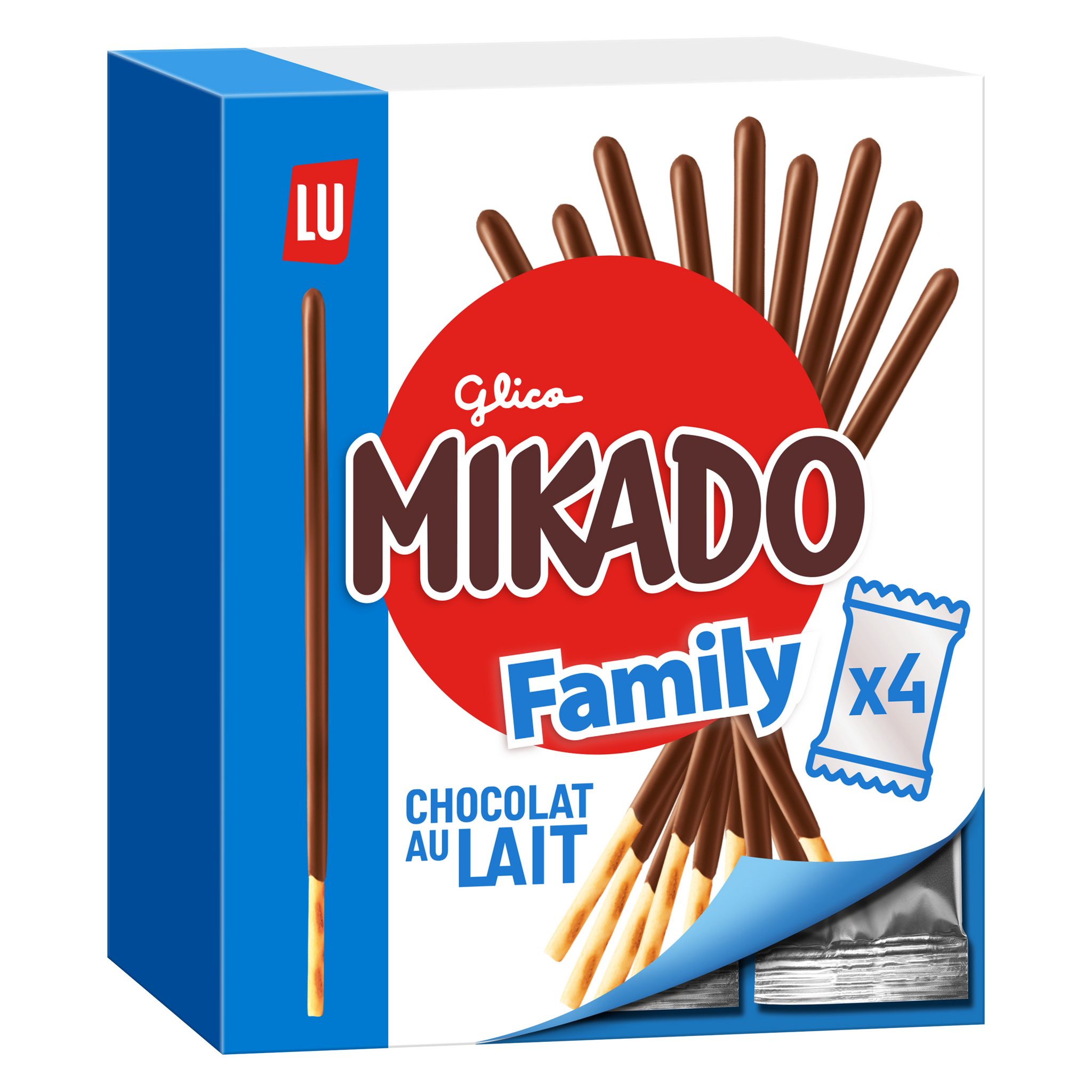 MIKADO &go biscuits bâtonnets nappés au chocolat au lait lot de 3