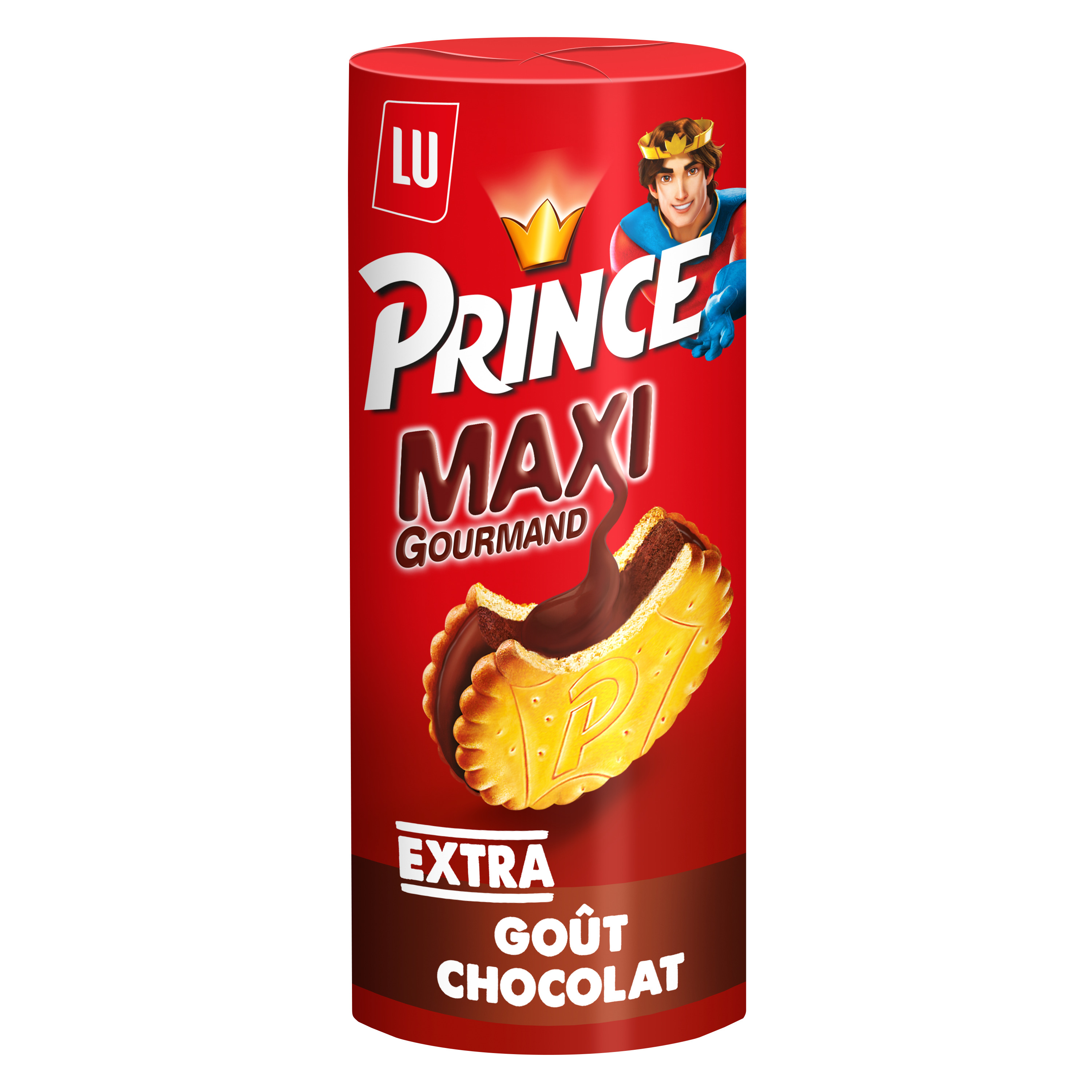 PRINCE Biscuits fourrés au chocolat 4x300g pas cher 