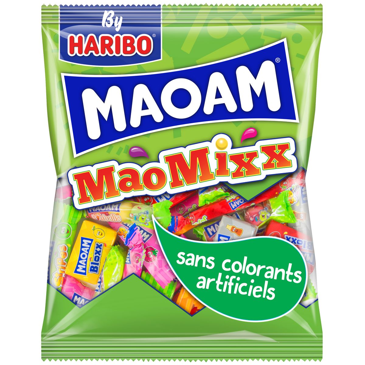HARIBO Maoam MaoMix bonbons goûts fruités 250g pas cher 