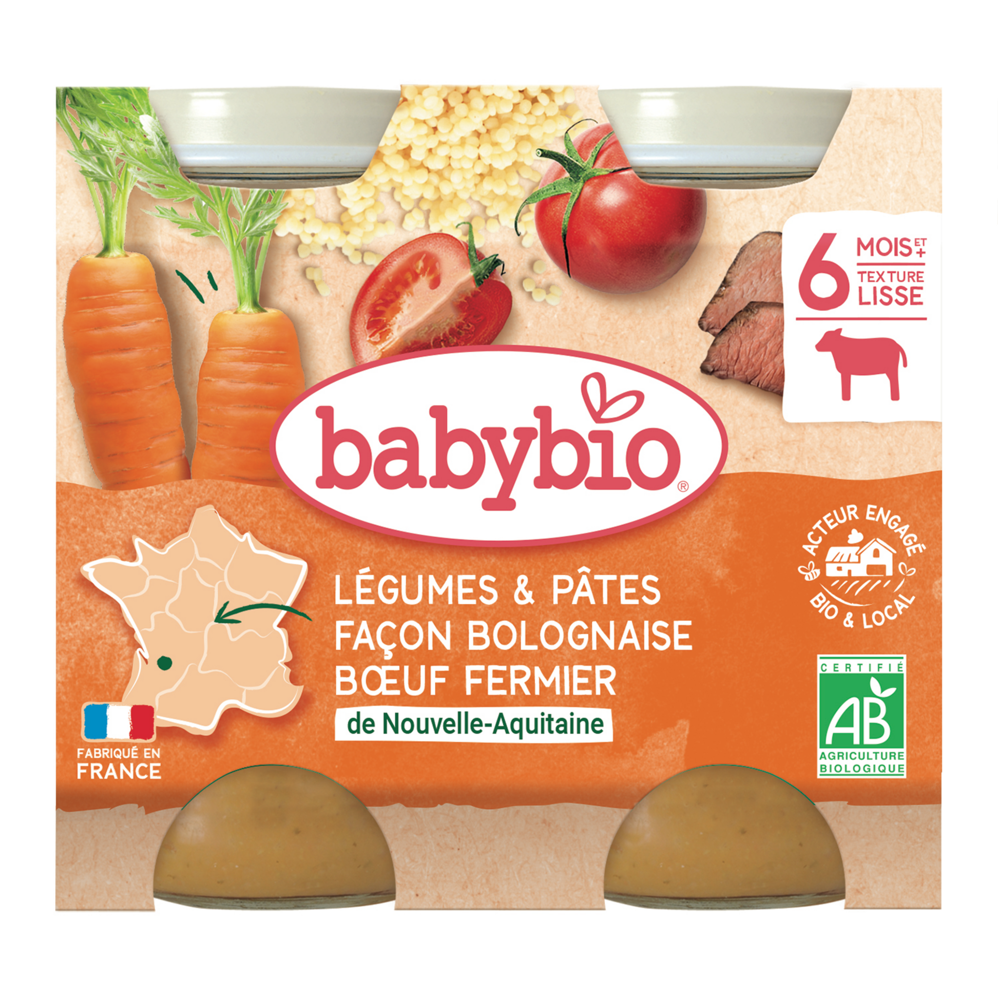 HIPP Petit pot aux légumes bio 4 variétés dès 4 mois 4x125g pas cher 