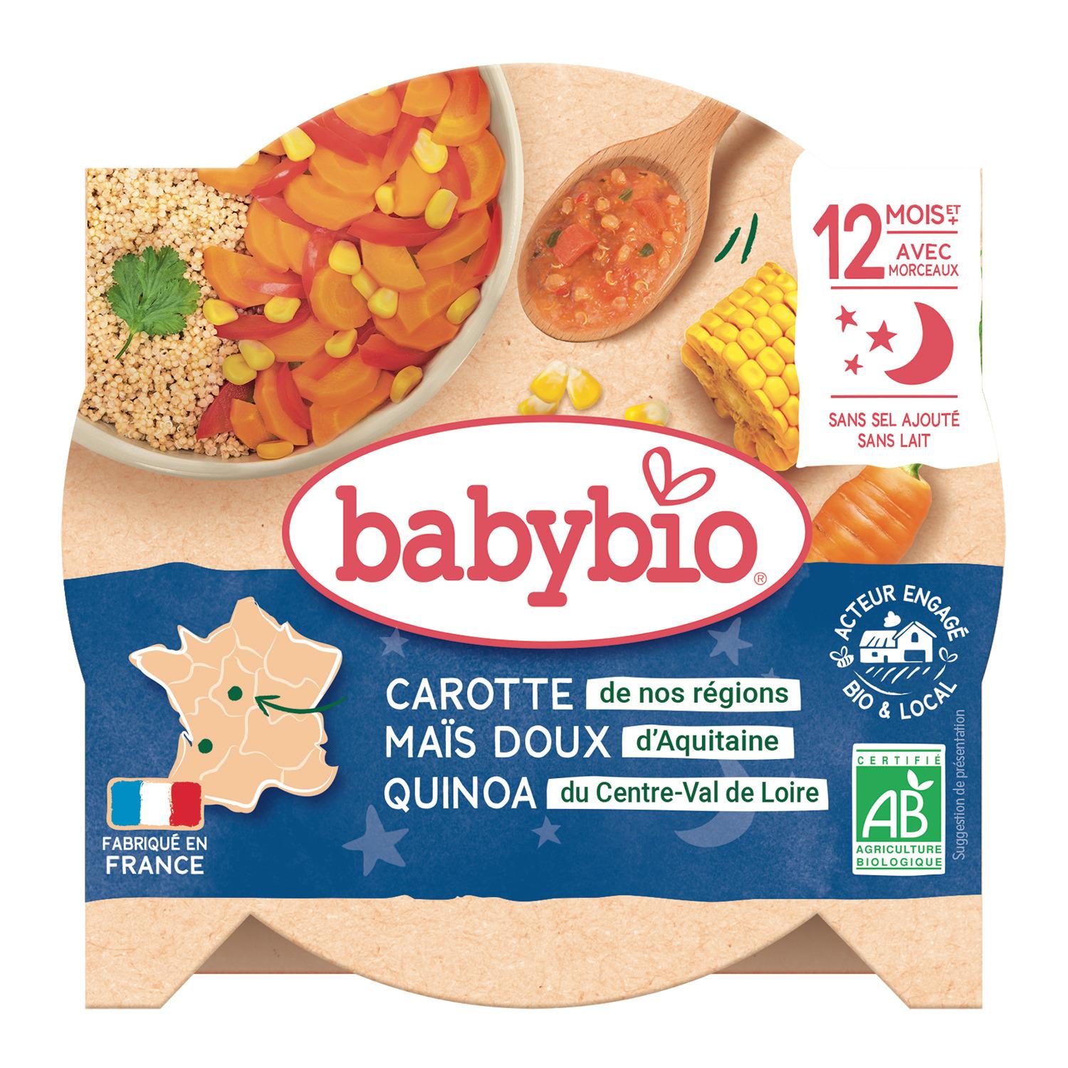 AUCHAN BIO : Baby - Biscuits oursons nature dès 12 mois - chronodrive