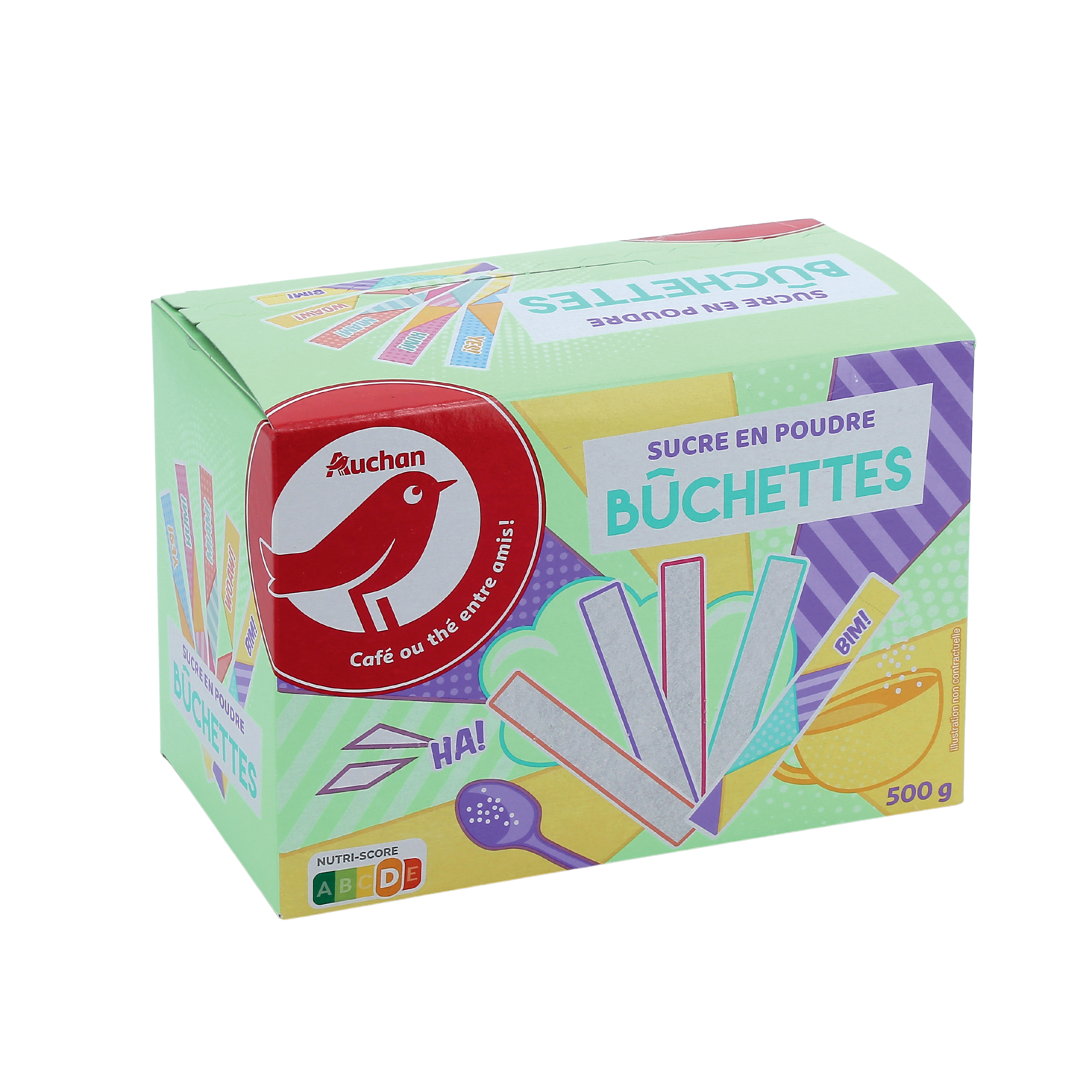 Sucre buchette 4 grammes 100 pièces