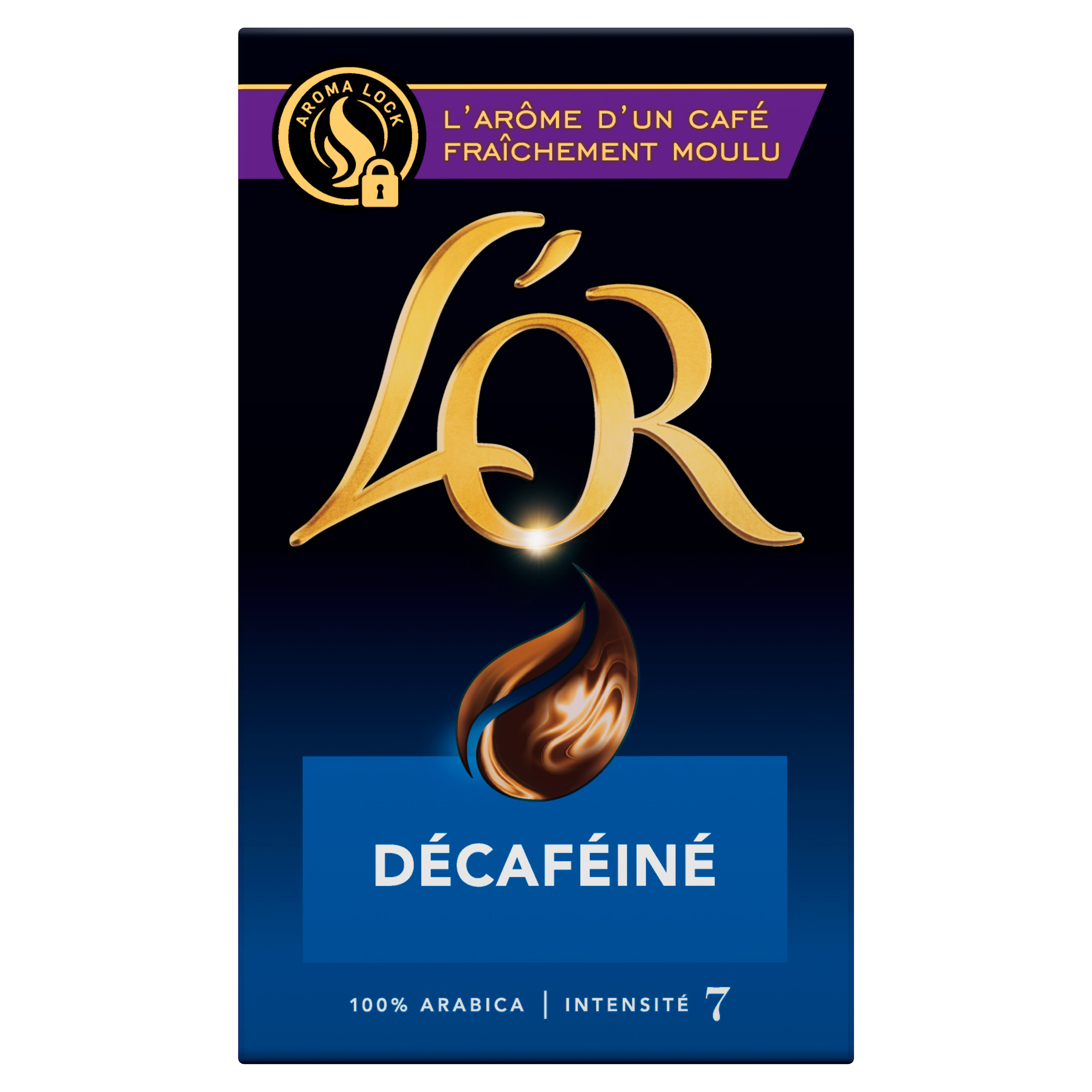 AUCHAN Café en grain Aroma décaféiné 250g pas cher 