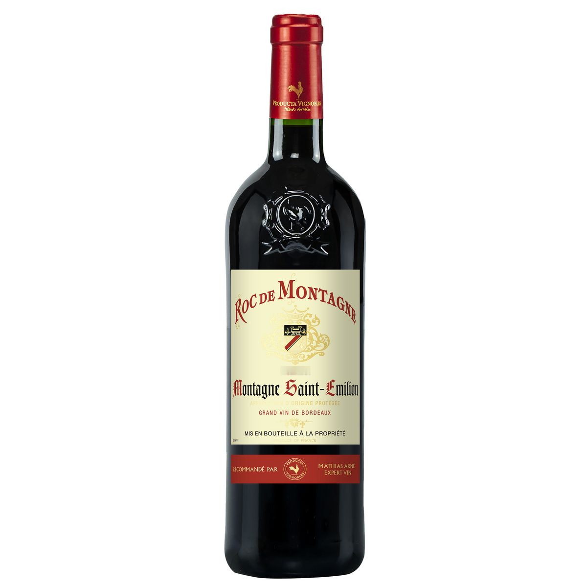 Vin rouge AOP Montagne Saint-Émilion Grand Roc 75cl