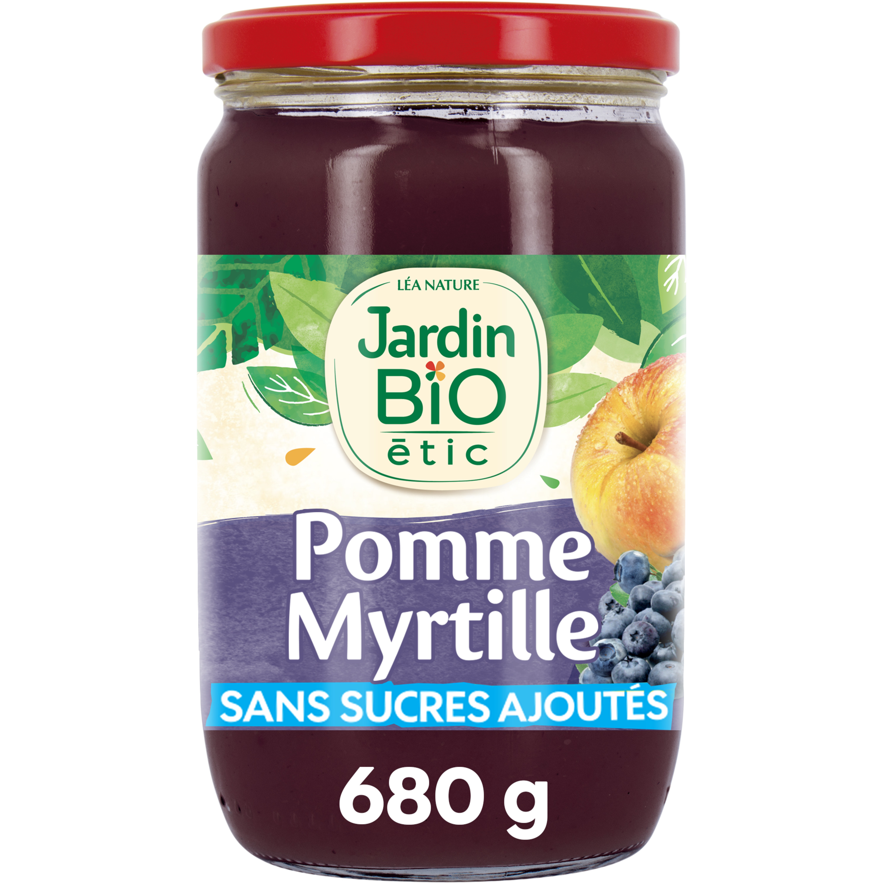 AUCHAN Spécialité pomme sans sucres ajoutés 4x97g pas cher 