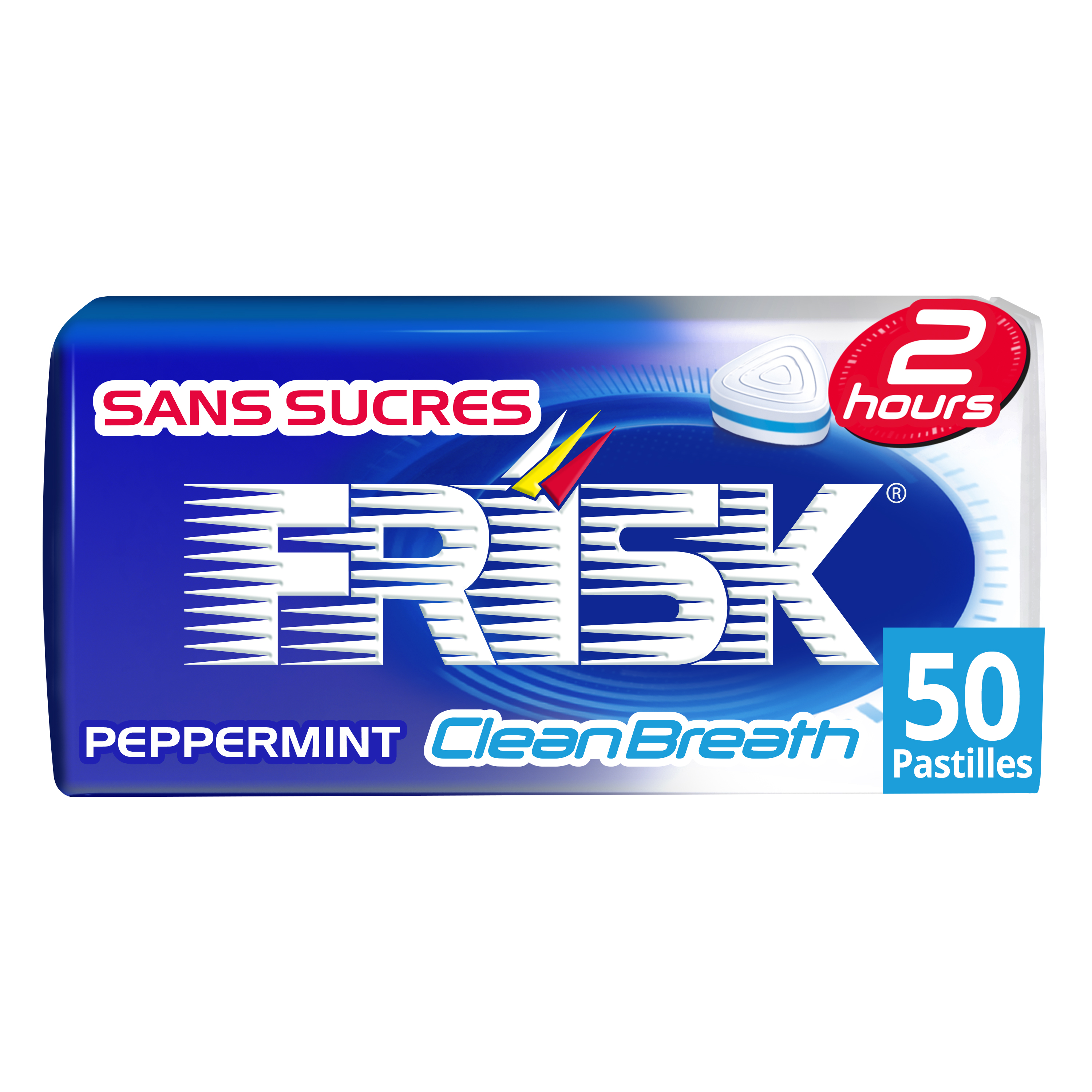 FRISK Clean Breath Bonbons à la menthe sans sucres boîte 50