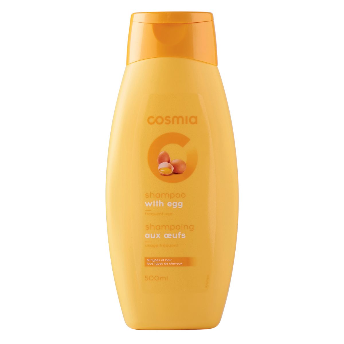COSMIA Shampoing aux oeufs tous types de cheveux 500ml