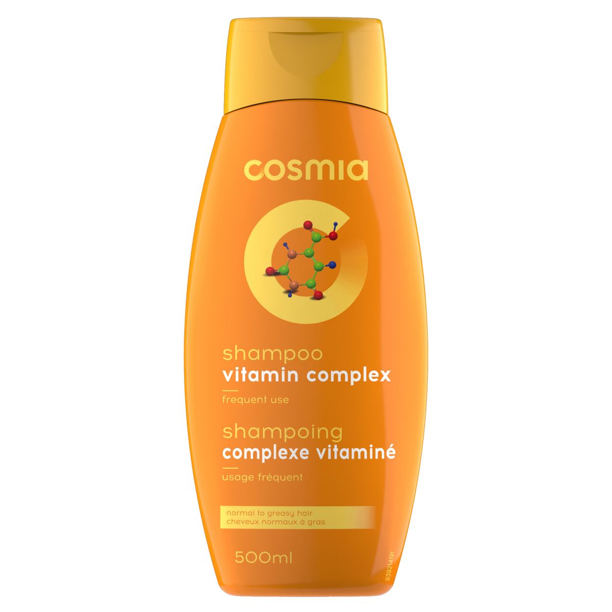 COSMIA Shampoing au complexe vitaminé cheveux normaux à gras 500ml