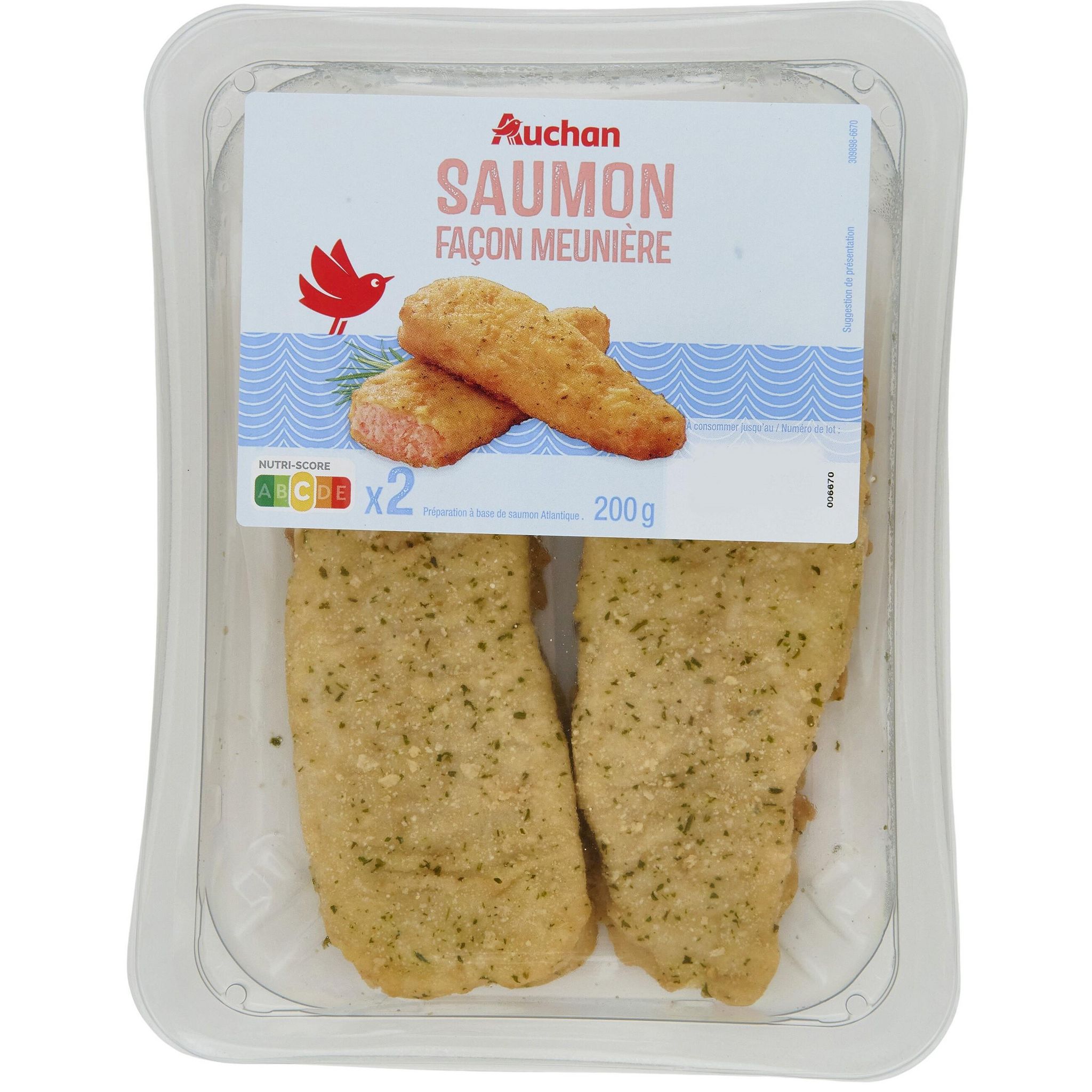 Pavé de saumon frais 150g x2