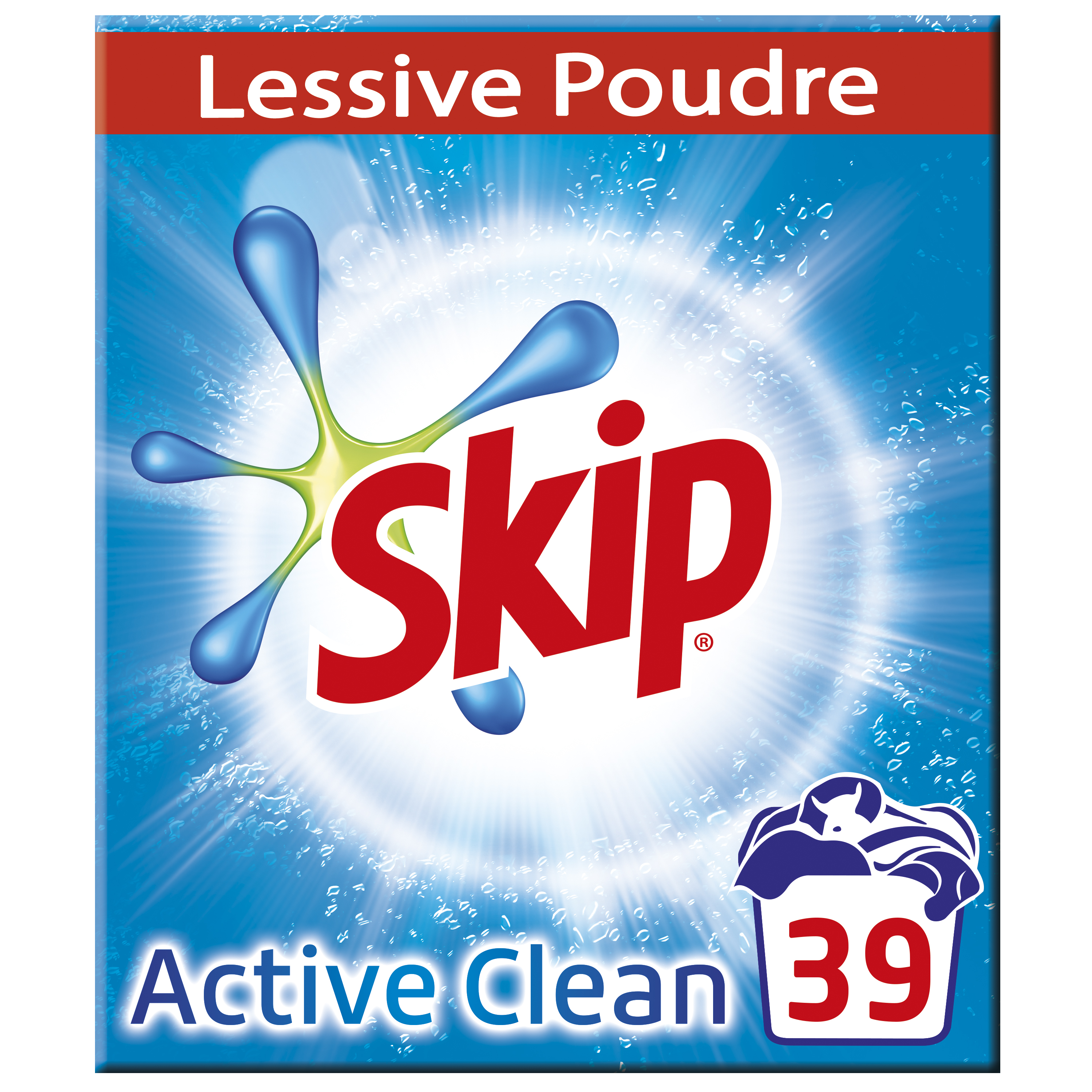 Livraison à domicile Skip Lessive en poudre Active Clean 39