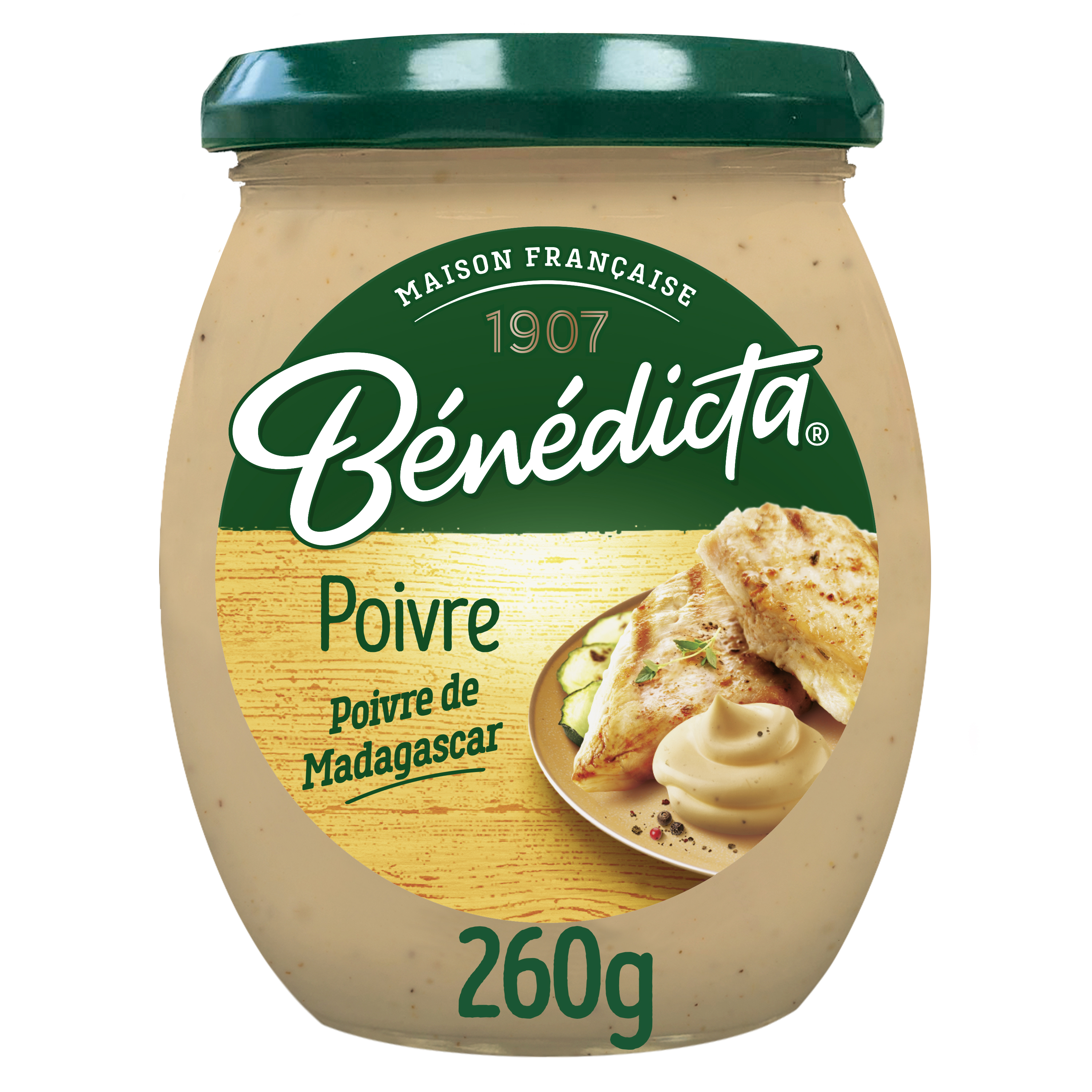 Livraison à domicile Bénédicta Sauce au poivre de Madagascar, 240g