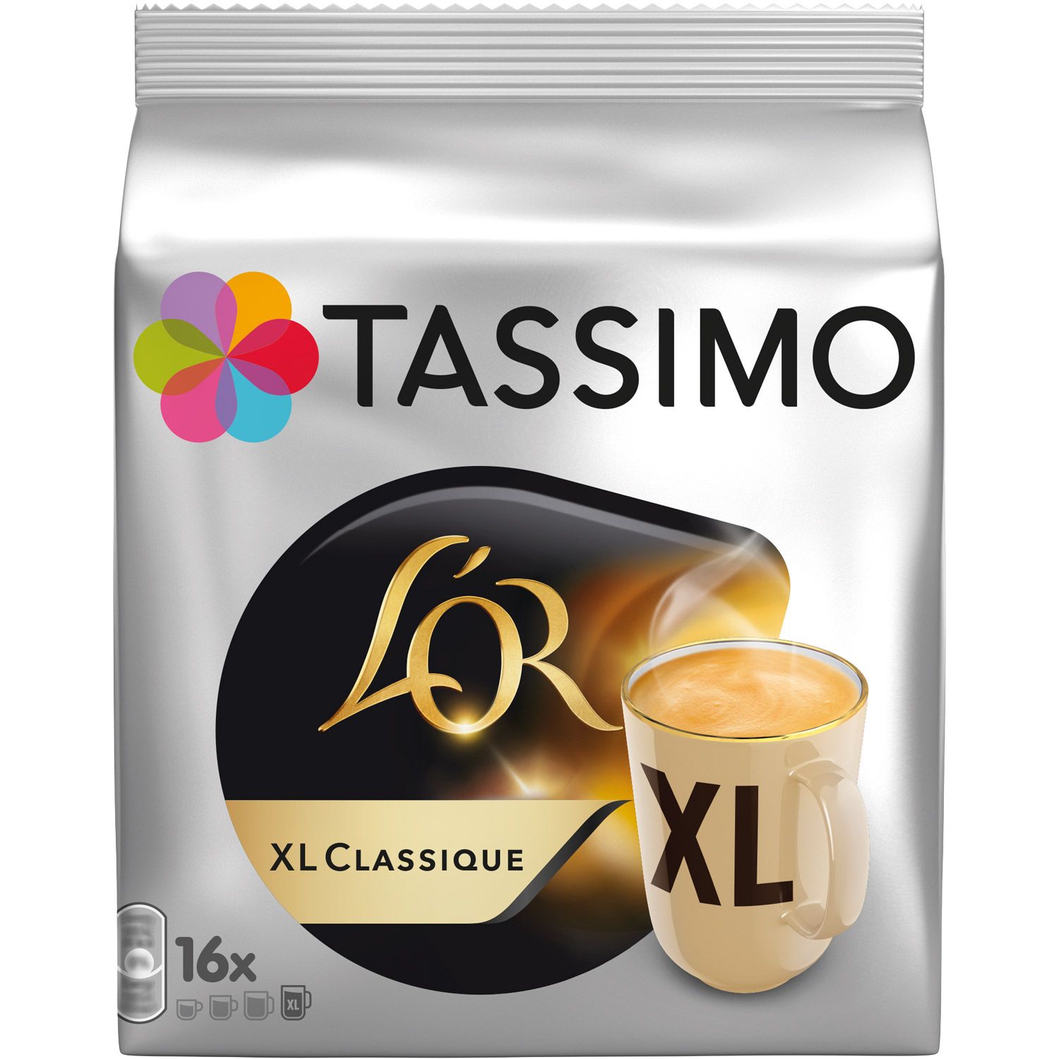 Grossiste Café Espresso Grand' Mère X16 Dosettes 104g - TASSIMO