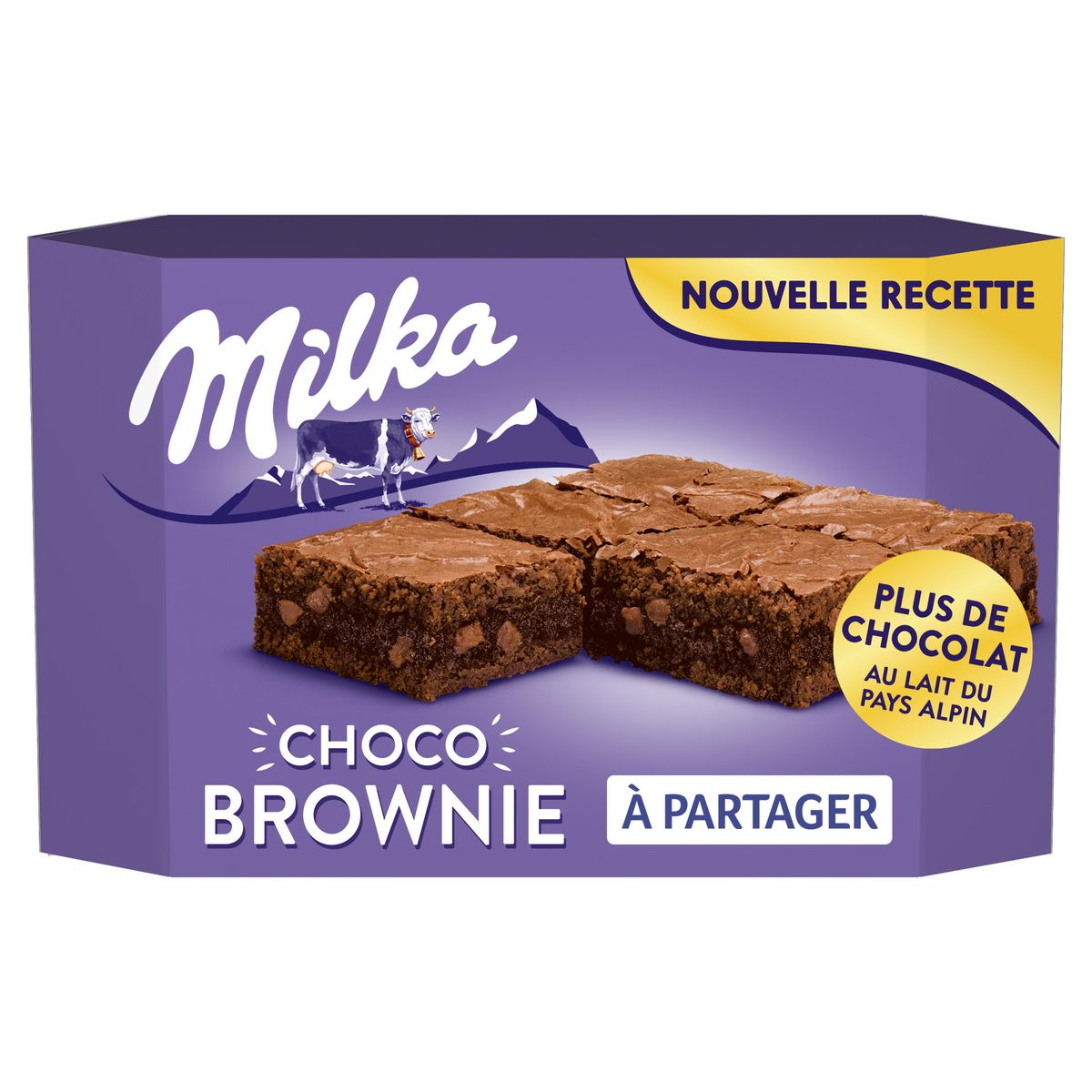 Tendres moelleux brownies à partager