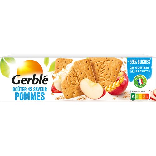 GERBLE Biscuits goûter aux raisins sachets fraîcheur 4x5 biscuits 360g pas  cher 