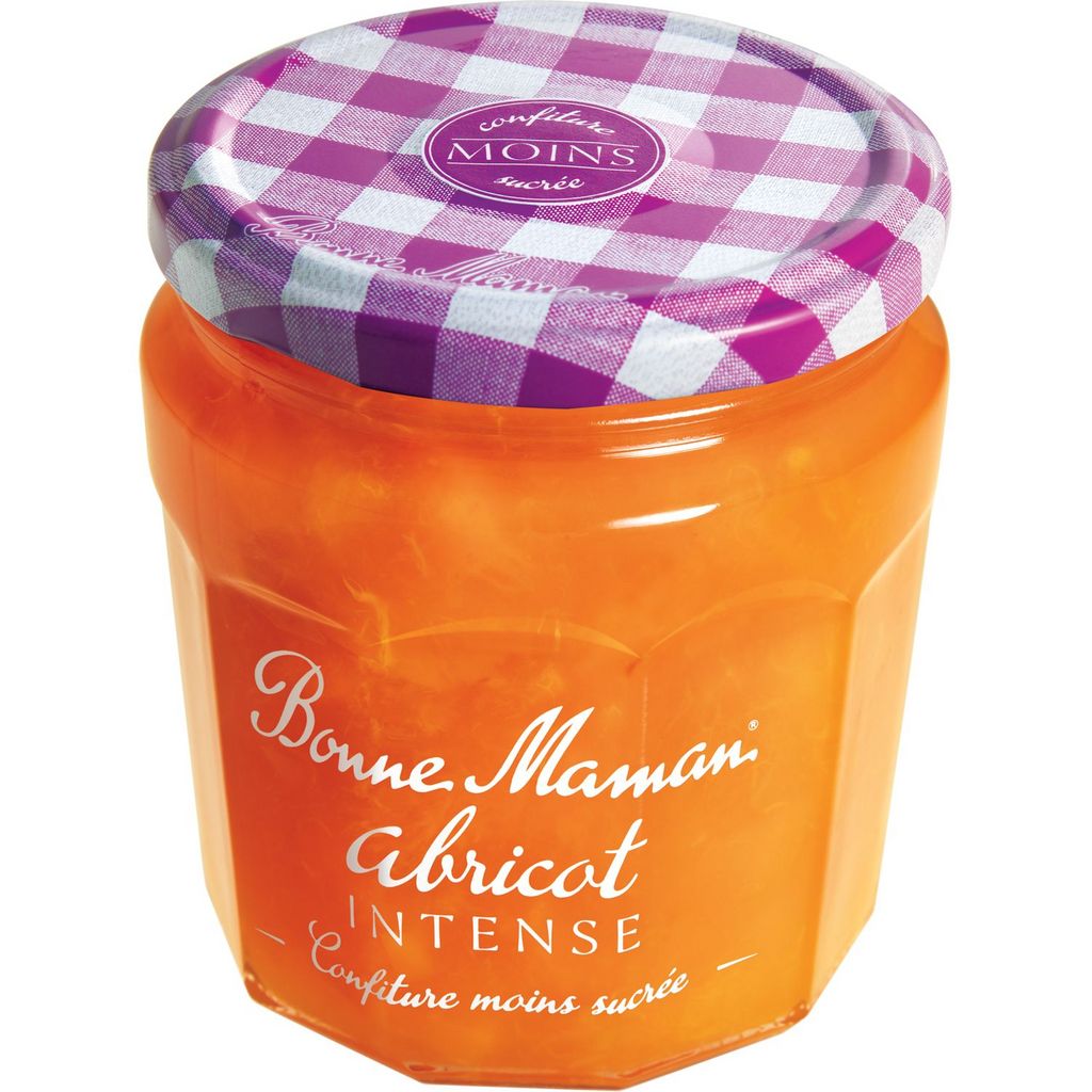 Confiture moins sucrée 335 g Contenu