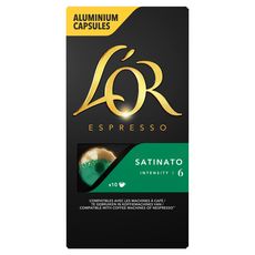 L'OR ESPRESSO Capsules de café satinato n°6 compatibles Nespresso 10 capsules 52g