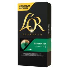 L'OR ESPRESSO Capsules de café satinato n°6 compatibles Nespresso 10 capsules 52g