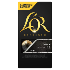 L'OR Capsules de café onyx compatibles Nespresso 10 capsules 52g